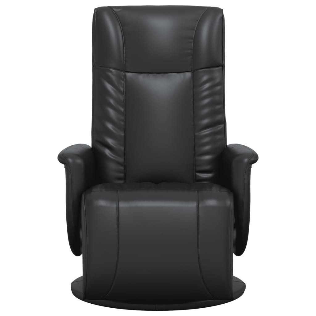 vidaXL Sessel Relaxsessel mit Fußteil Schwarz günstig online kaufen