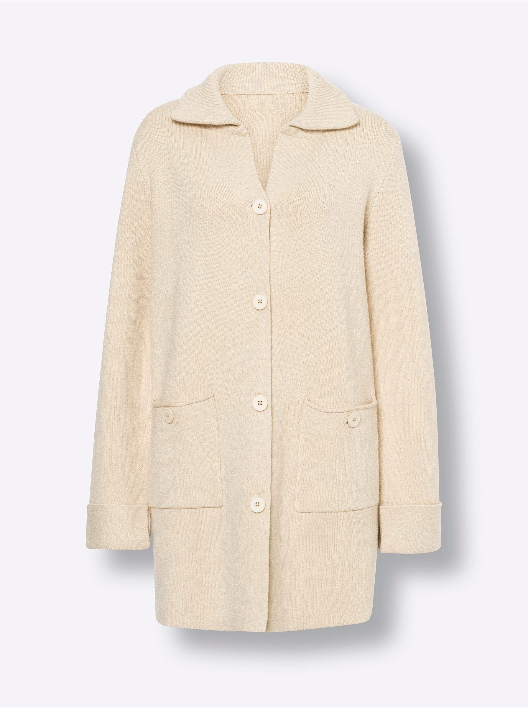 heine Strickjacke Cardigan Langarm Jacquard