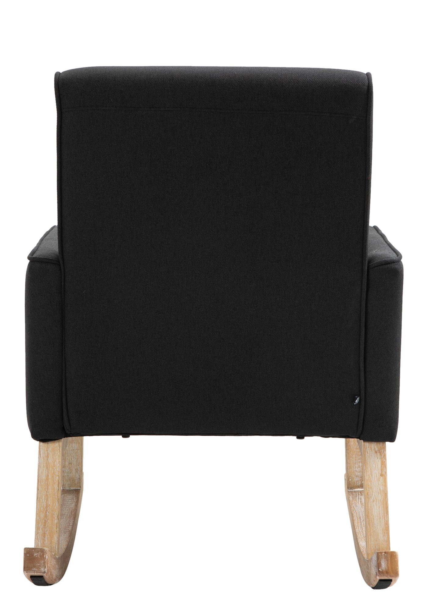CLP Schaukelstuhl aus Eichenholzgestell Stoff Dream, mit schwarz