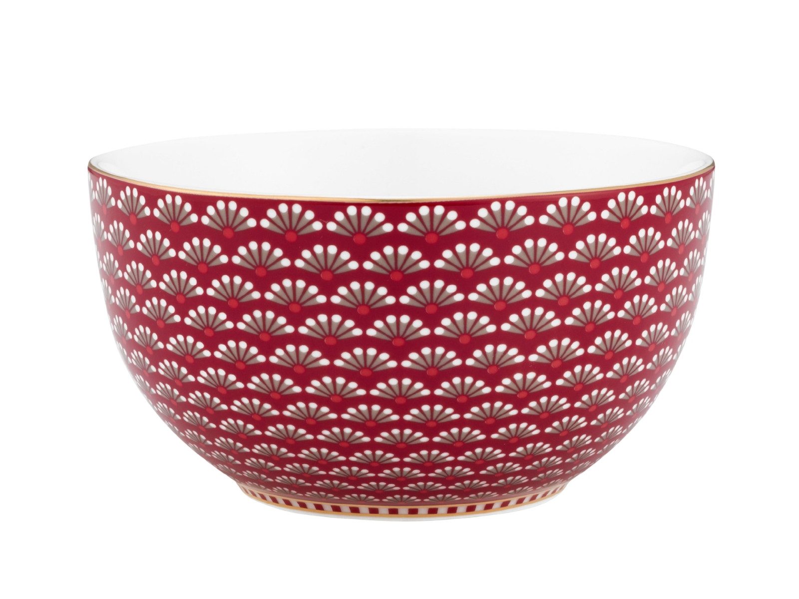 PiP Studio Schale Blooming Tales Dark Red Bowl 12cm, Porzellan, (Bowls)