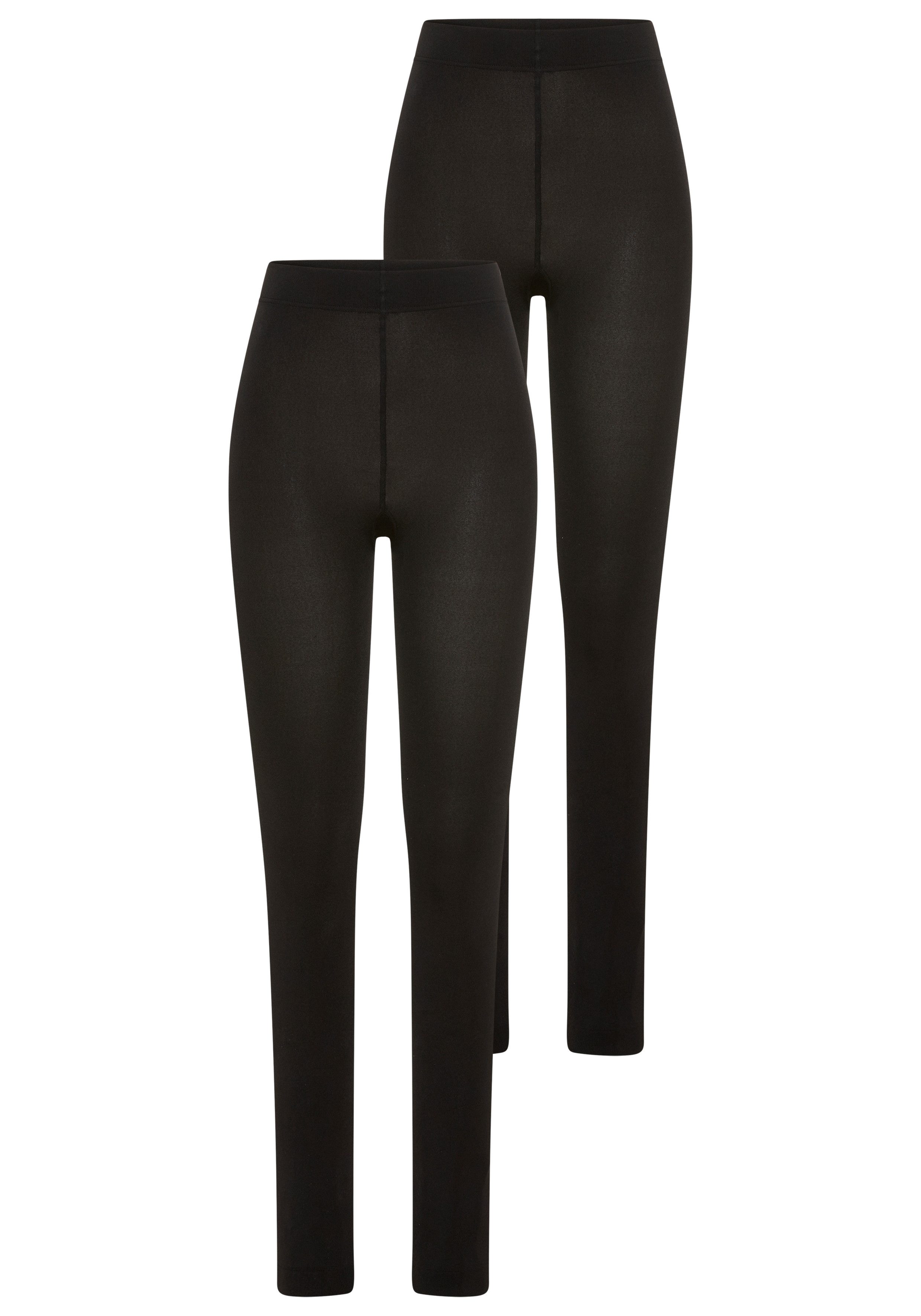 YSABEL MORA Thermoleggings TIGHTS BASIC COLLECTION (2er Pack) mit 140 DEN für kuschelige Wärme bei Kälte