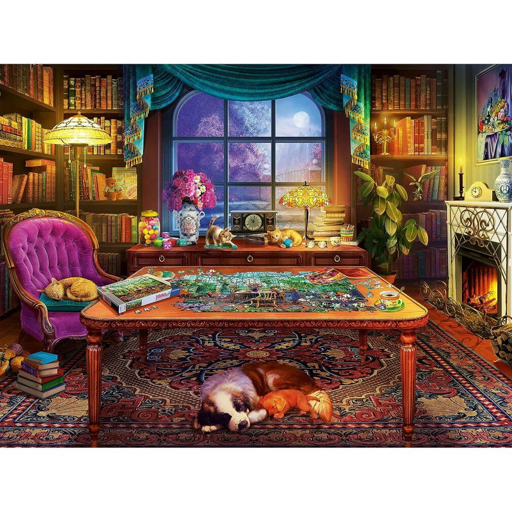Ravensburger Puzzle RAVENSBURGER Puzzle Gemütliche Orte: Für Faltpuzzle XL 750 Teile, Puzzleteile