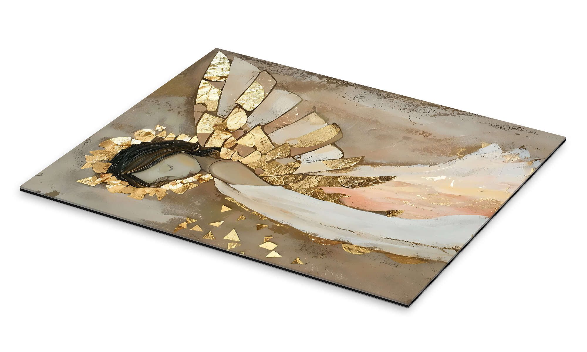 Posterlounge Wandbild Goldener Engel III, LSR günstig online kaufen