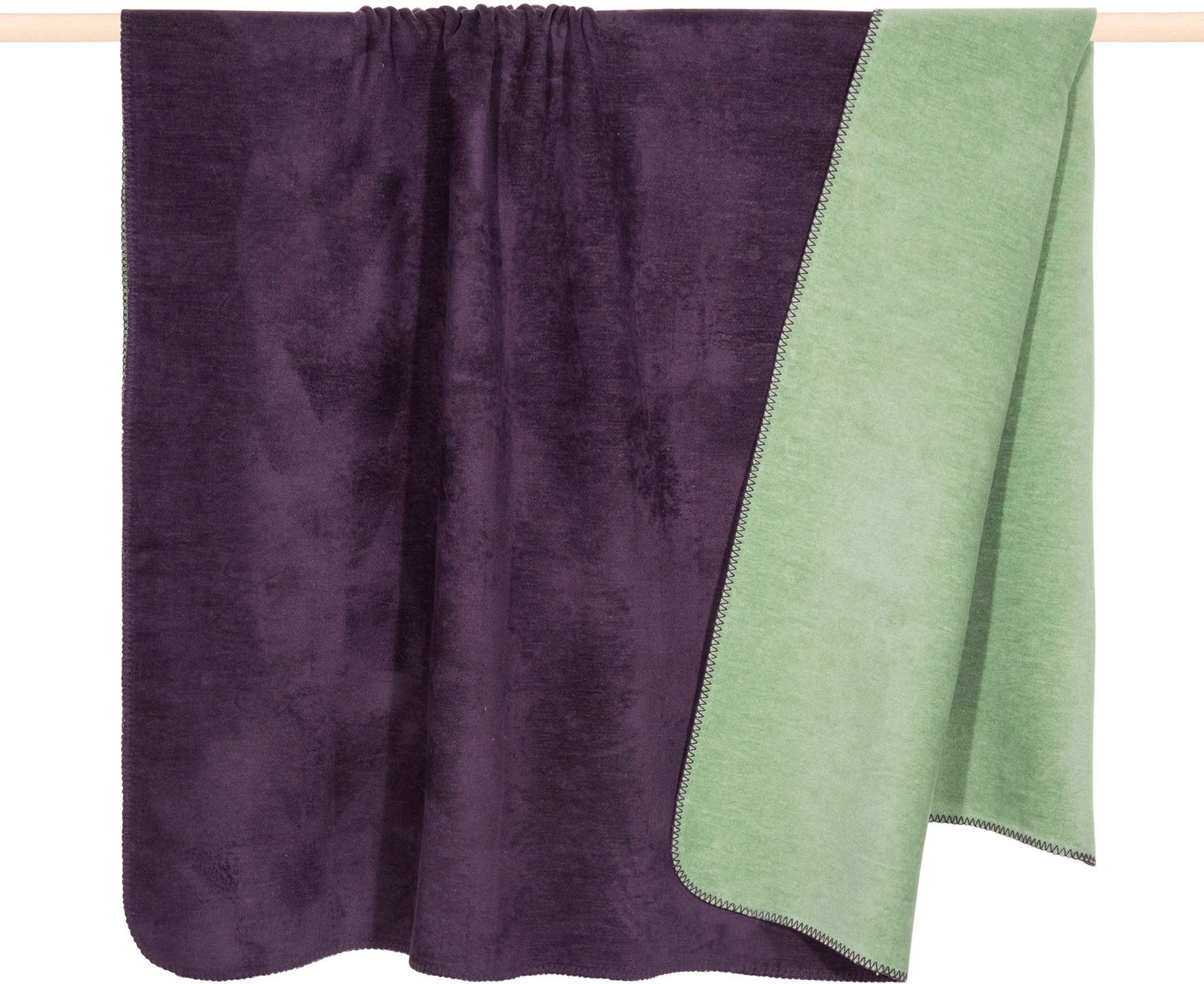 Wohndecke HOBART, PAD, Made in Europe, Uni Farben, Wendefunktion, 150x200 cm