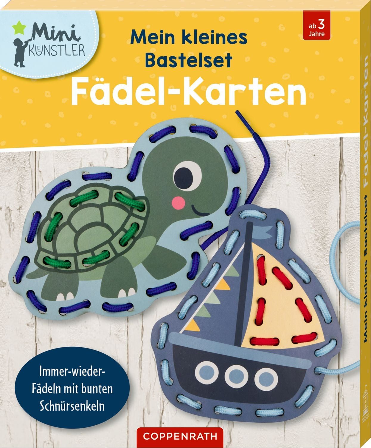 Coppenrath Schulheft Mein kleines Bastelset: Fädel-Karten