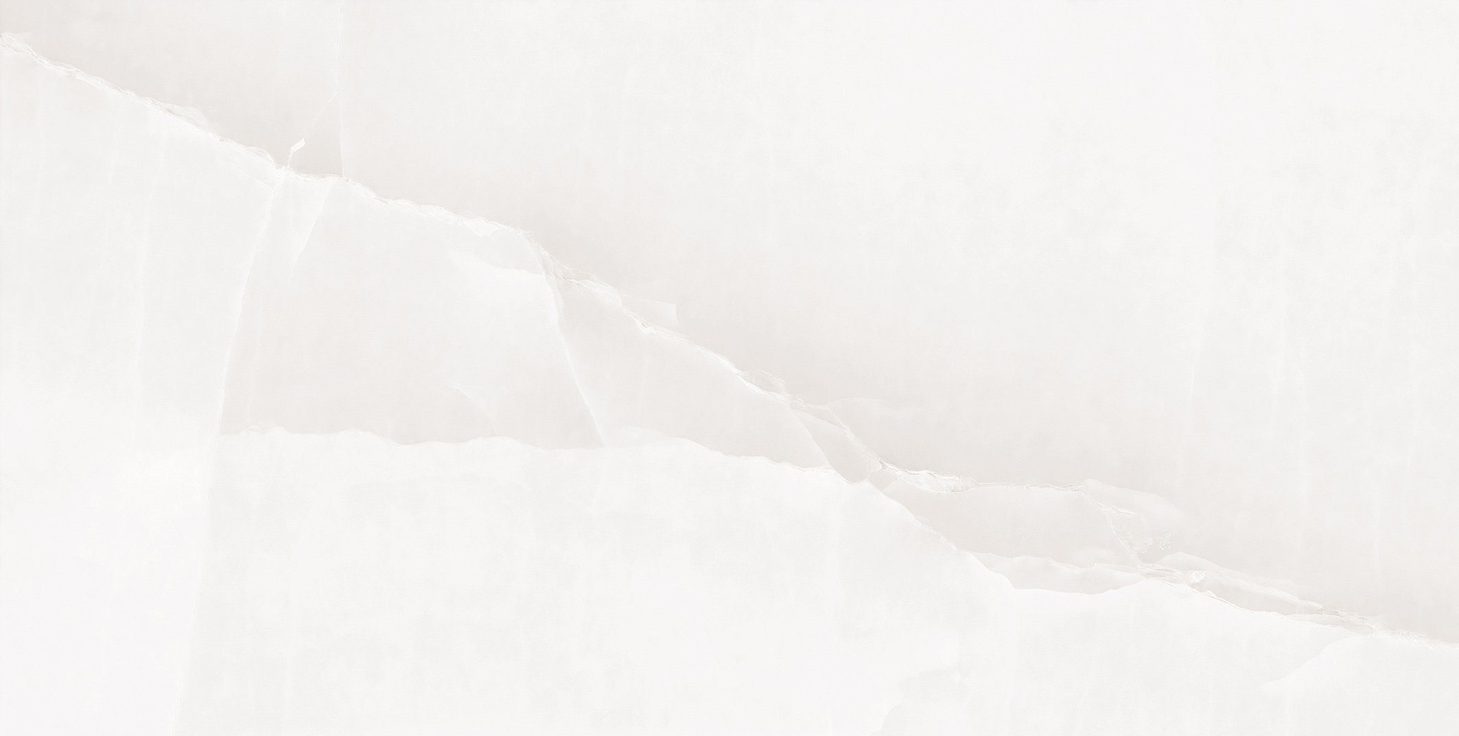 Wandfliese 1 Paket (1,44 m2) Fliesen ONYX WHITE (60 × 120 cm), poliert, weiß, Marmoroptik Steinoptik