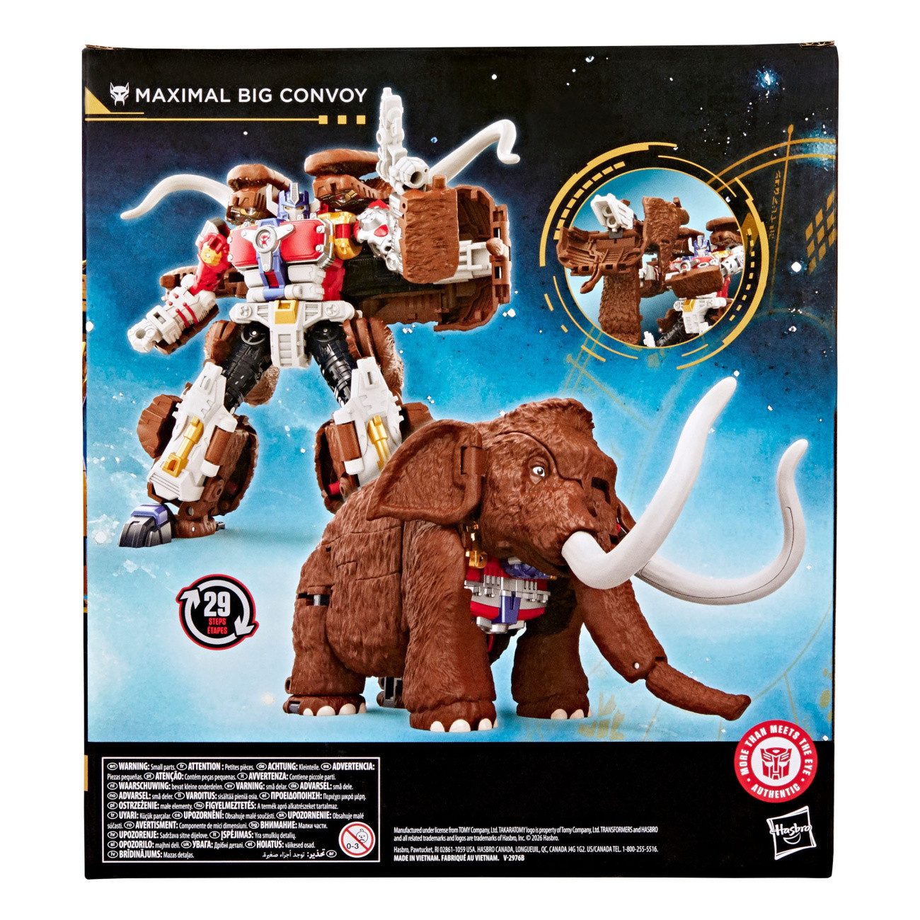 Hasbro Actionfigur Transformers Age of the Primes Leader Class Actionfigur Maximal Big Co
