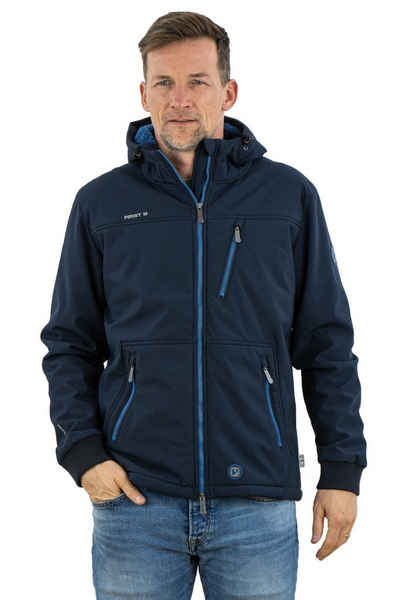 FirstB Softshelljacke Herren wasserdicht, atmungsaktiv, winddicht