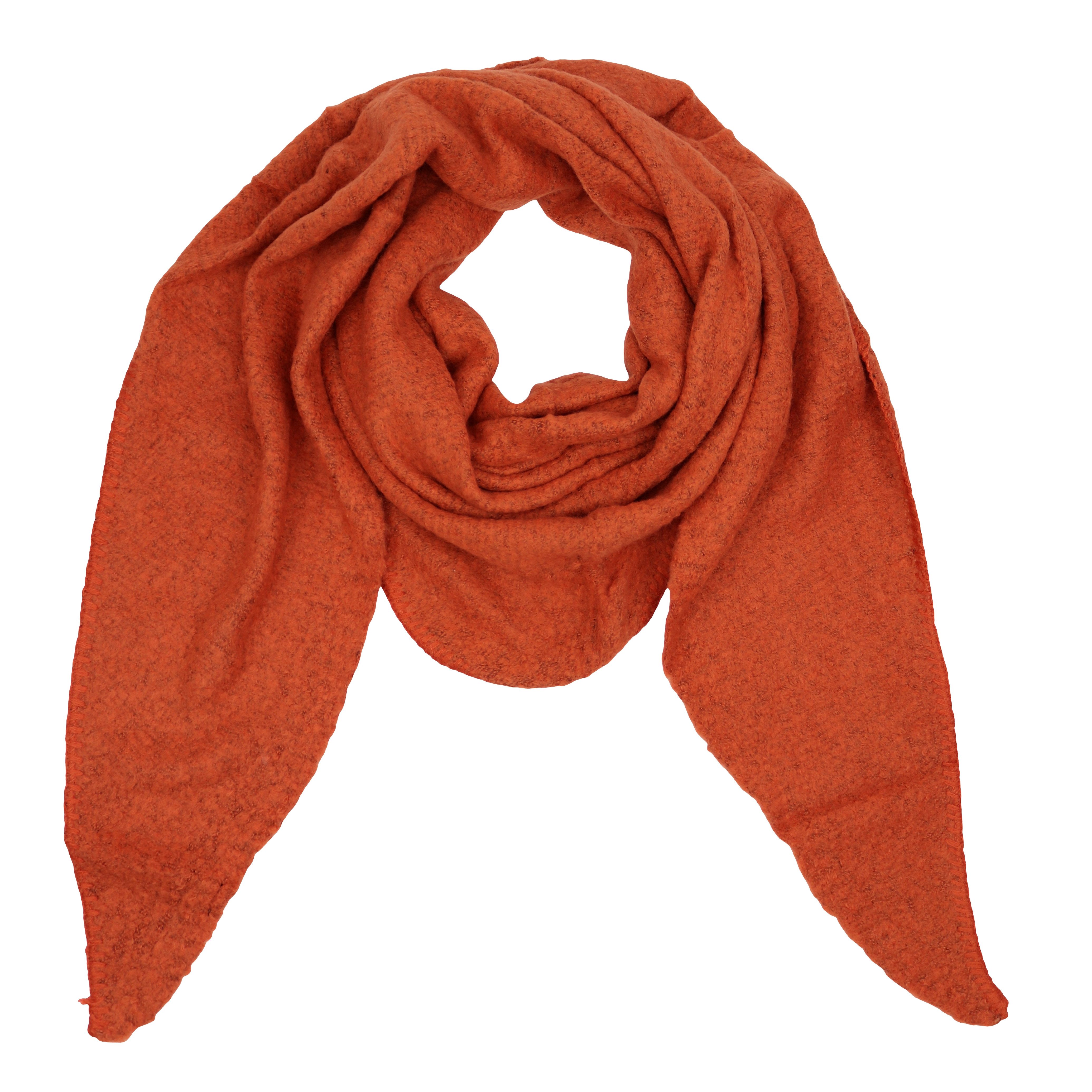 MIRROSI Dreieckstuch kuschliger und warmer Dreiecksschal ca.188x80 cm, (Unifarbe), in tollen Farben