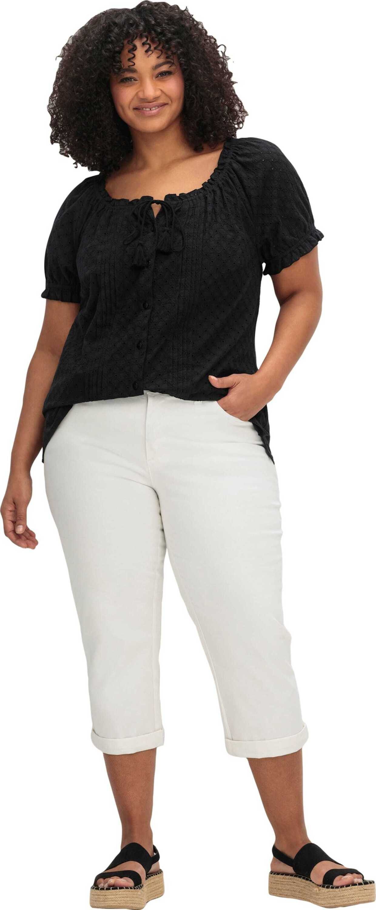 sheego by Joe Browns Klassische Bluse Kurzarmbluse Kurzarm – Bild 3 von 5