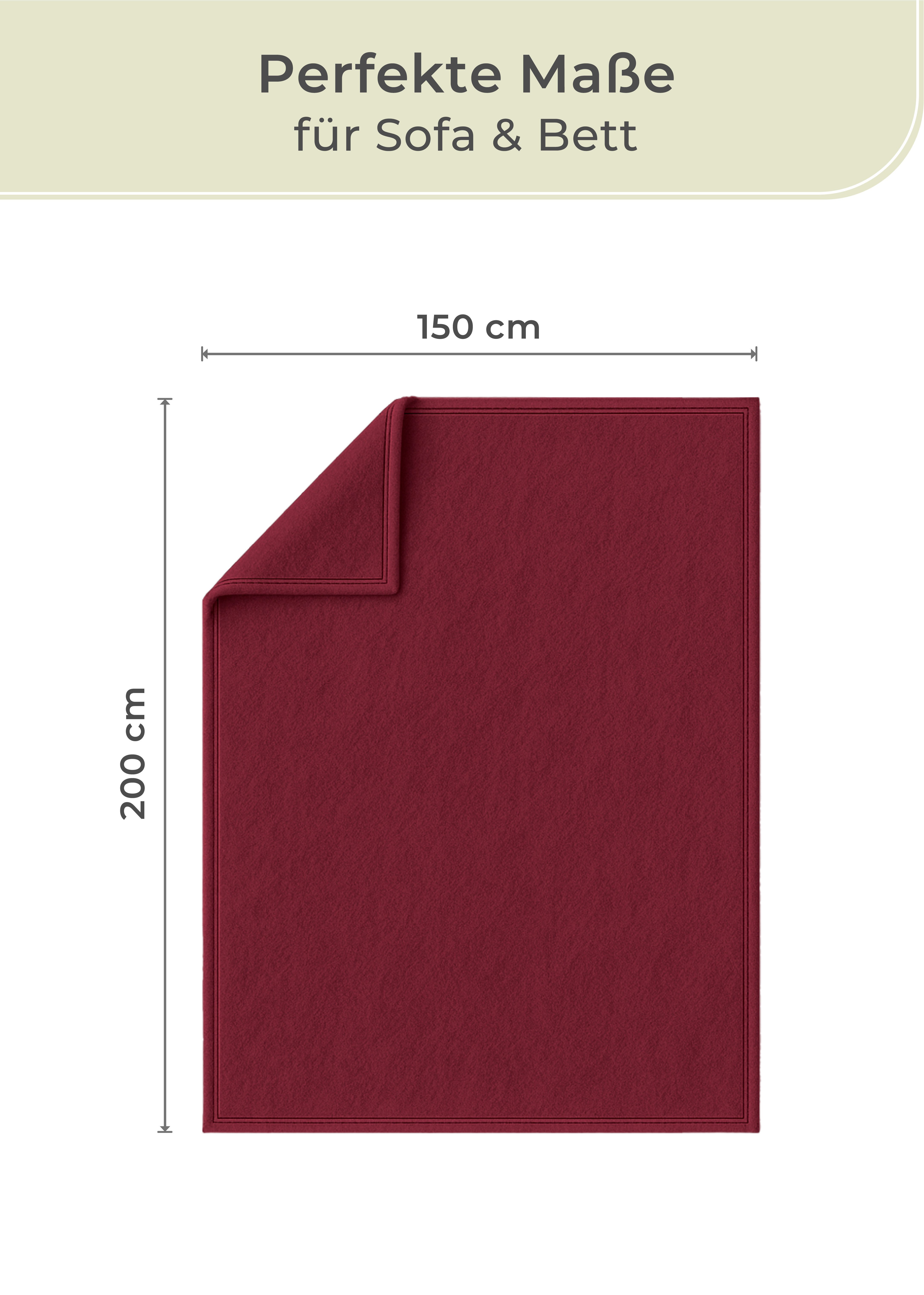 Wohndecke Wohndecke aus Baumwolle - Kuscheldecke, Baumwolldecke -, Laynenburg, Decke als Sofa-decke, Couchdecke, Wolldecke aus Baumwollmix – Bild 3 von 5
