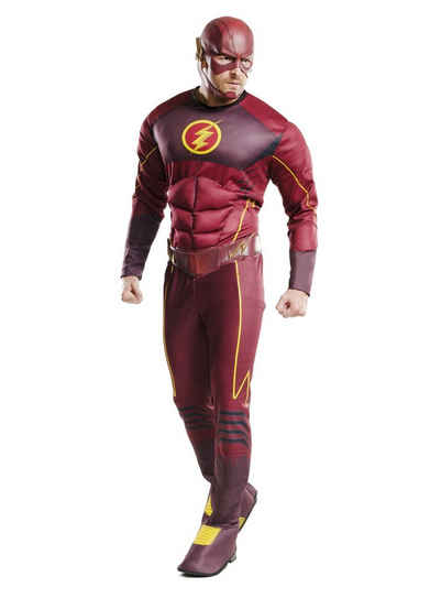 Rubie´s Kostüm The Flash Deluxe, Original lizenziertes Kostüm 'The Flash' Kostüm mit Muskelpolstern