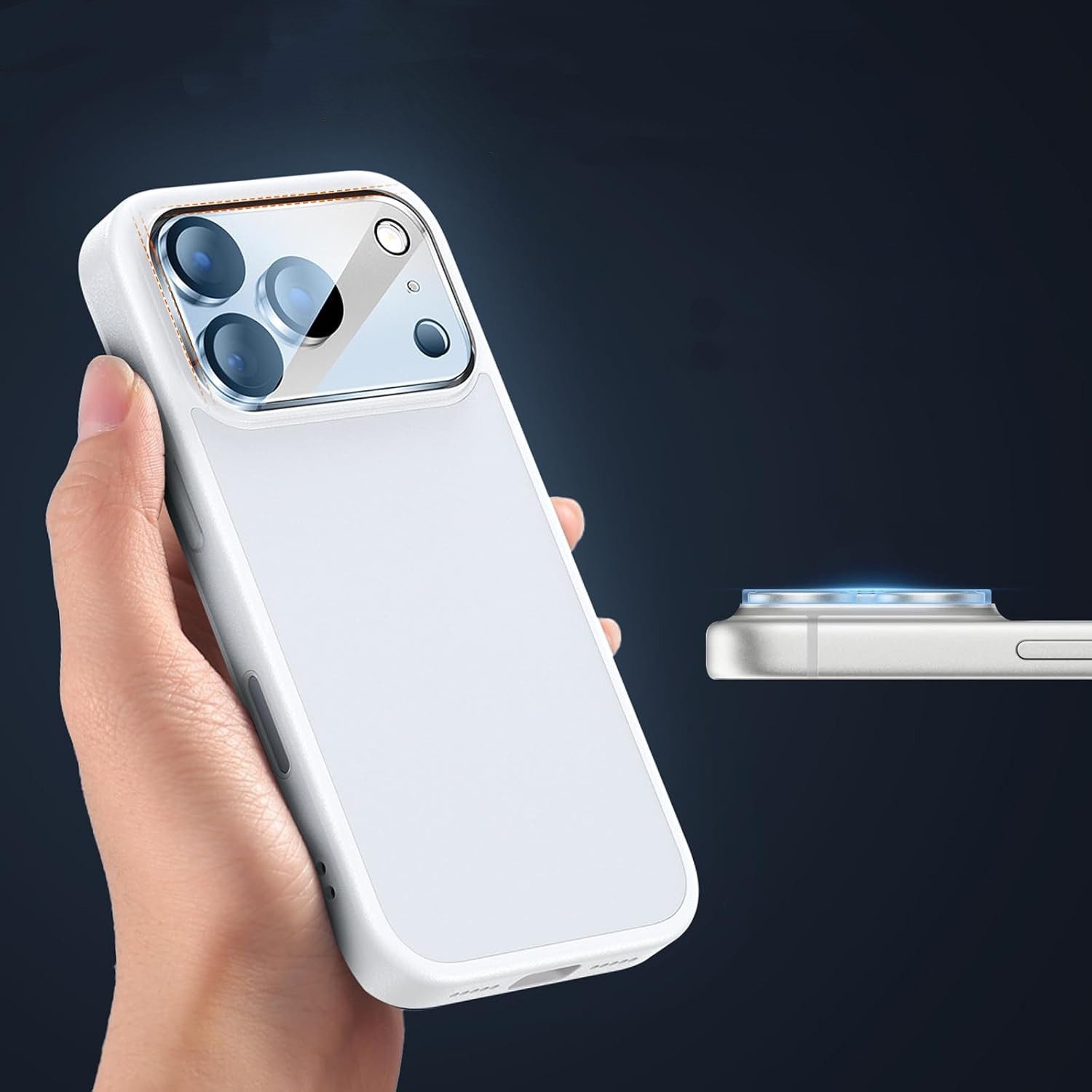 CLM-Tech Kameraschutzglas 2X für iPhone 17 PRO 6,3 Zoll, Linse Schutzglas 9H Glas - Folie kristallklar Panzerglas, 2 Stück, Kratzfest – Bild 5 von 5