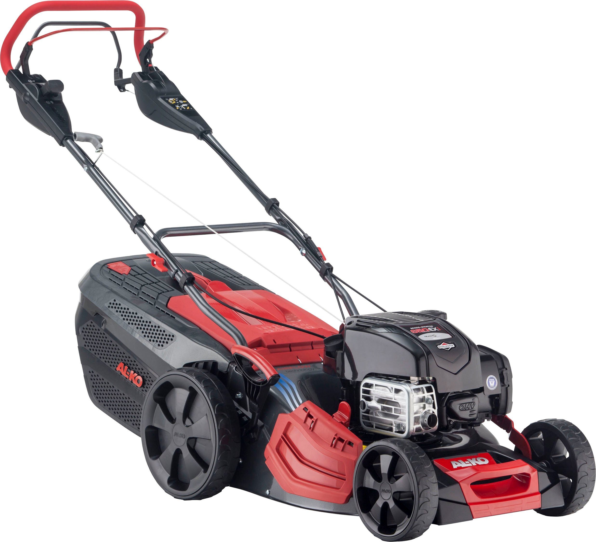 AL-KO Benzinrasenmäher Premium 473 VS-B, 46 cm Schnittbreite, Hinterradantrieb