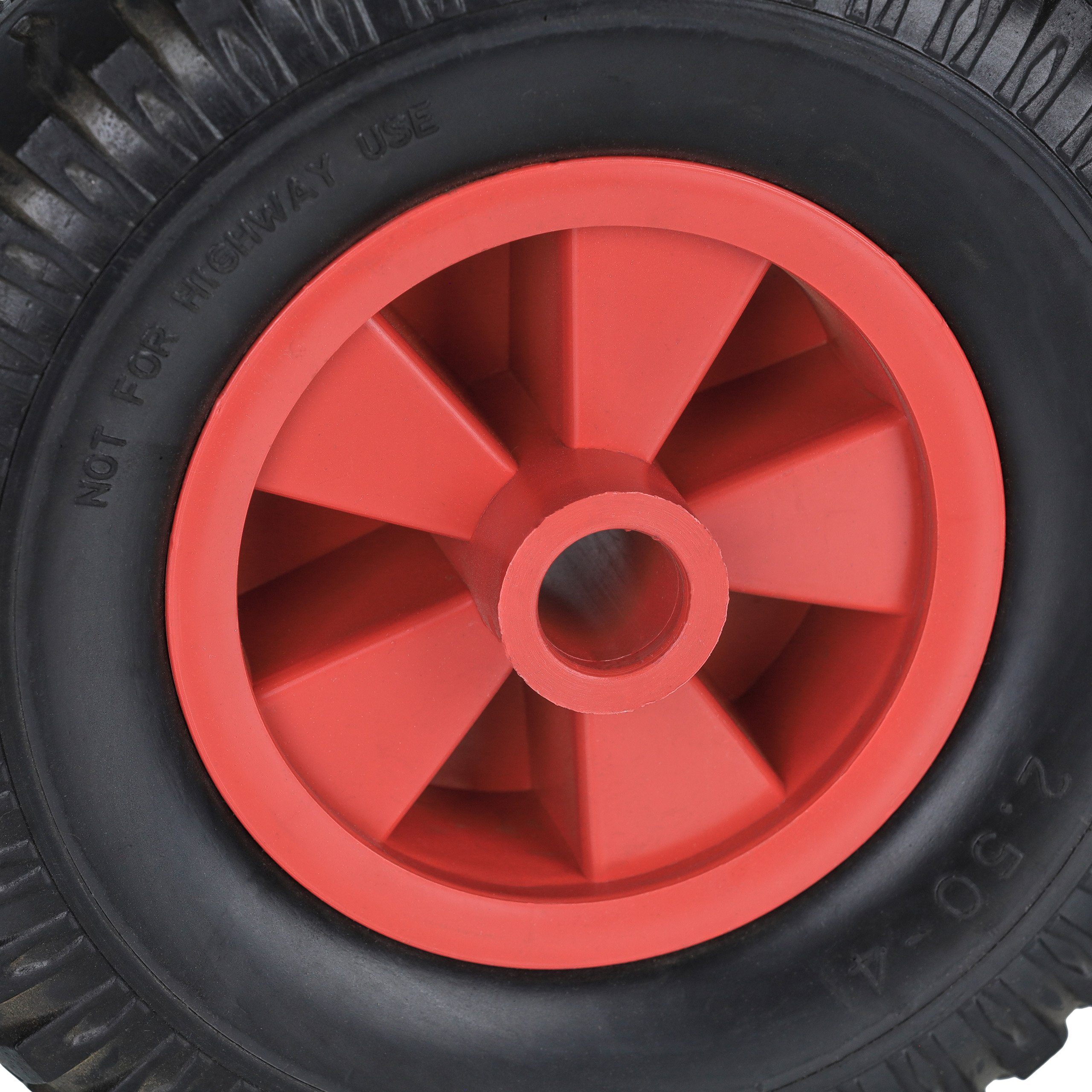 relaxdays Schubkarren-Rad Schubkarrenrad 2.50-4 im 2er Set