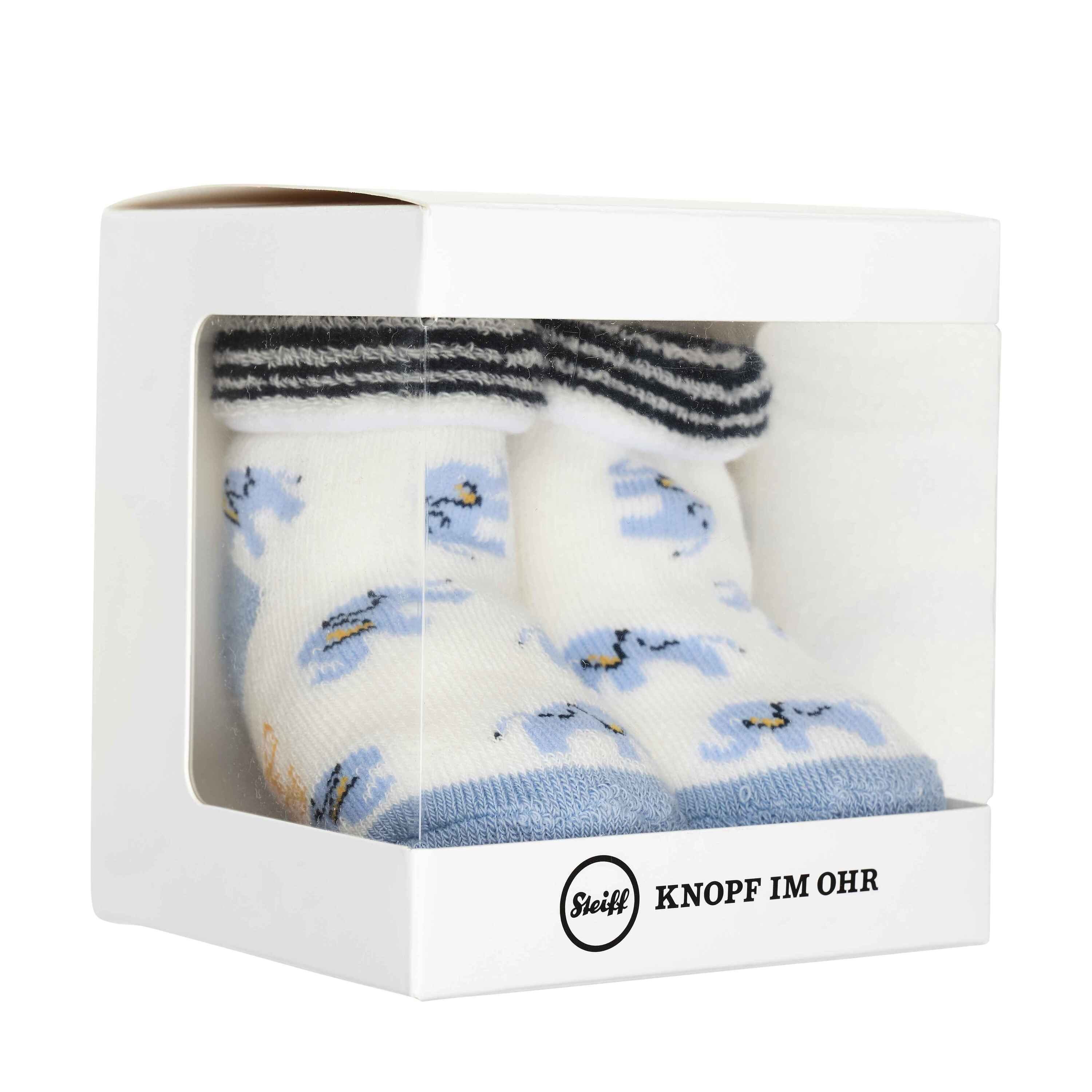 Steiff Haussocken »Socken aus flauschigem Baumwoll-Strick«