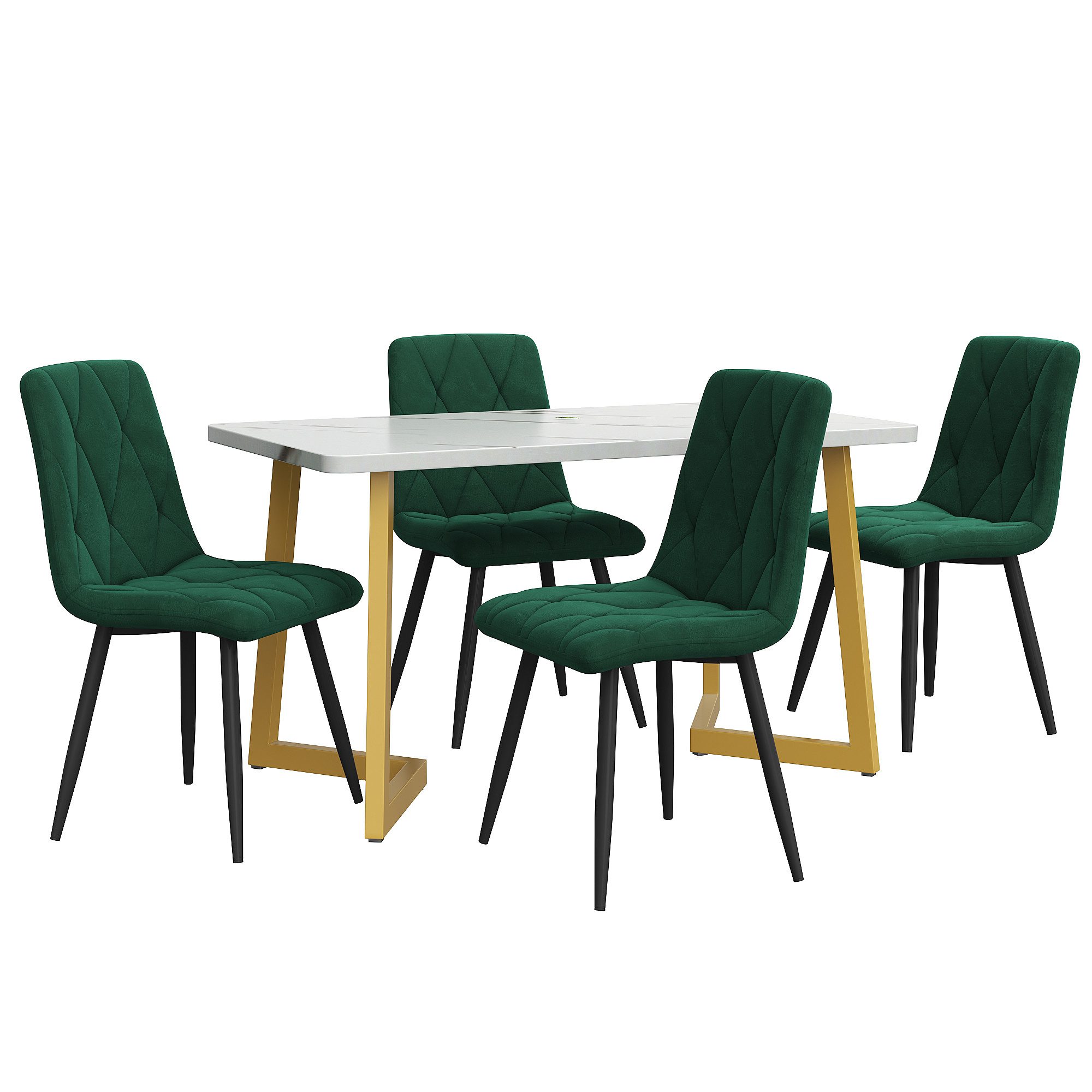 i@home Essgruppe 117×68cm Esstisch mit 4 günstig online kaufen