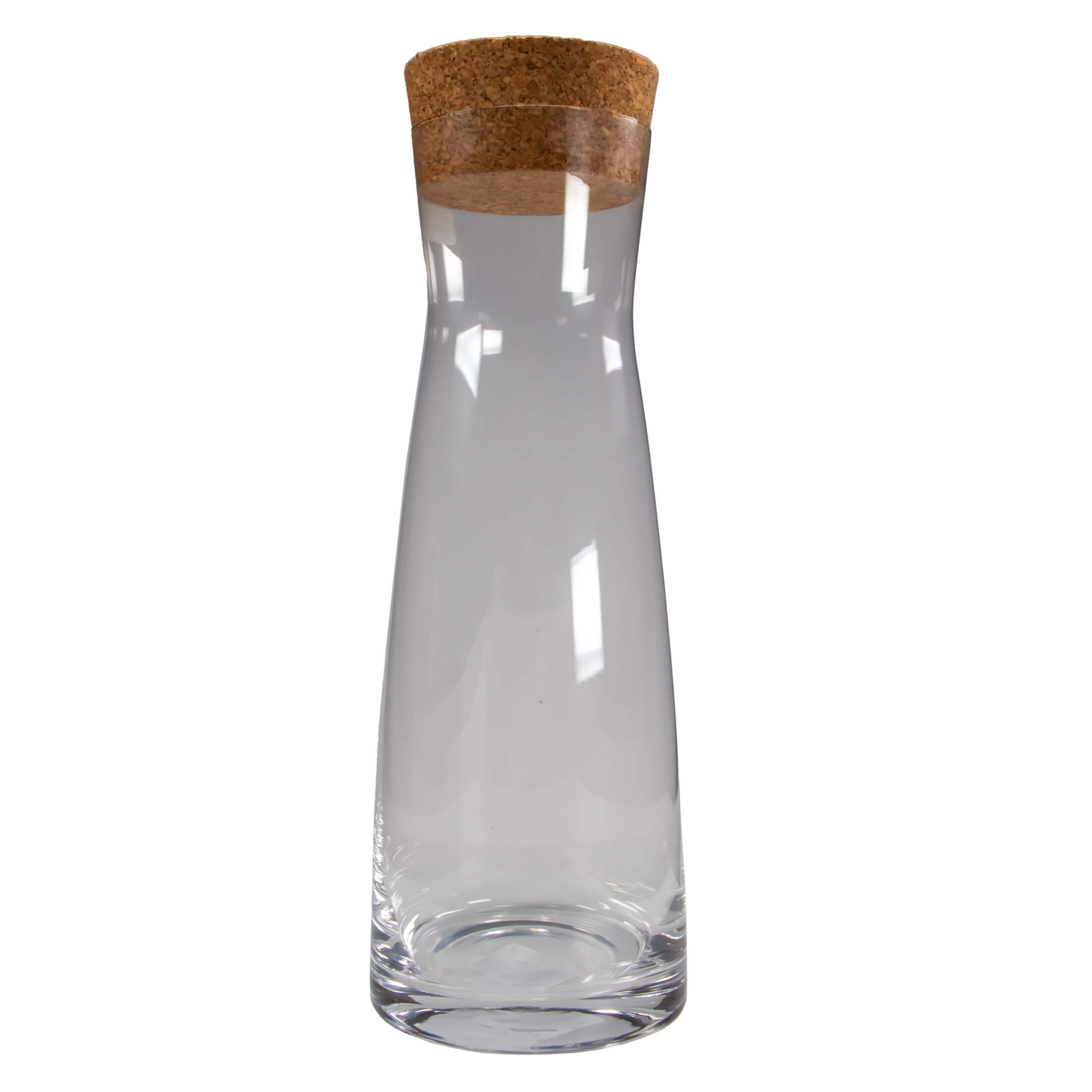 Glas Glas Karaffe mit Korkenstopfen 1000ml Glasflasche Wasser Krug