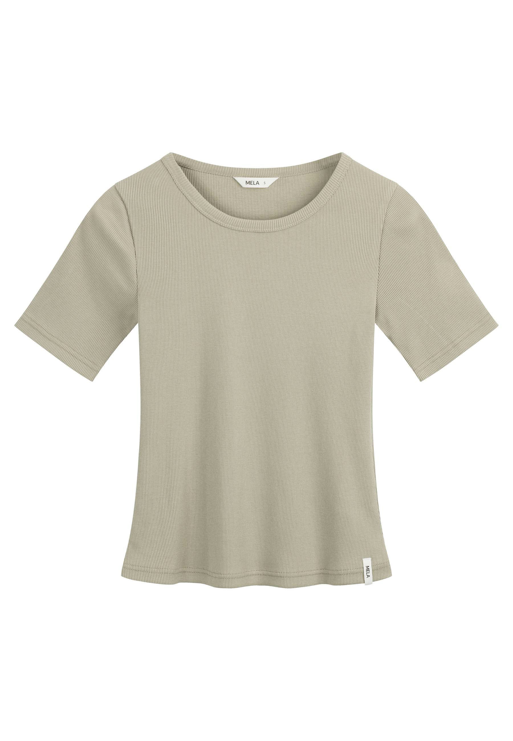 Kurzarmshirt Ripp T-Shirt Style JASLEEN