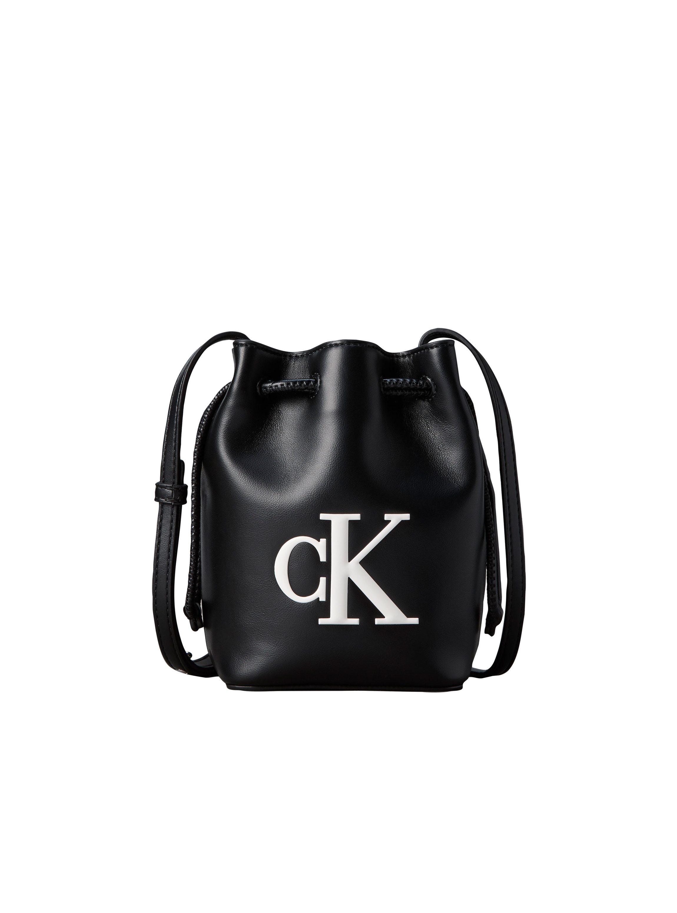 Calvin Klein Beuteltasche BOLD CK MINI BUCKET CROSSBODY, Mini Bag, Beutel Bag, Kordelzug, CK-Logo