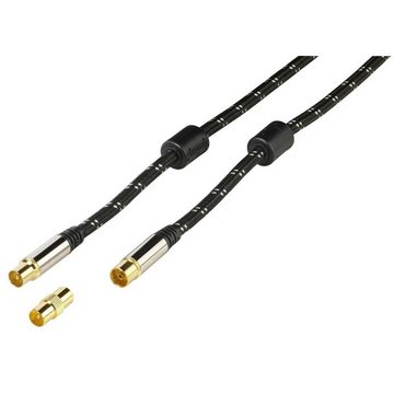 Vivanco Audio- & Video-Kabel, Antennenkabel, (1.5 cm), vergoldet, 120dB