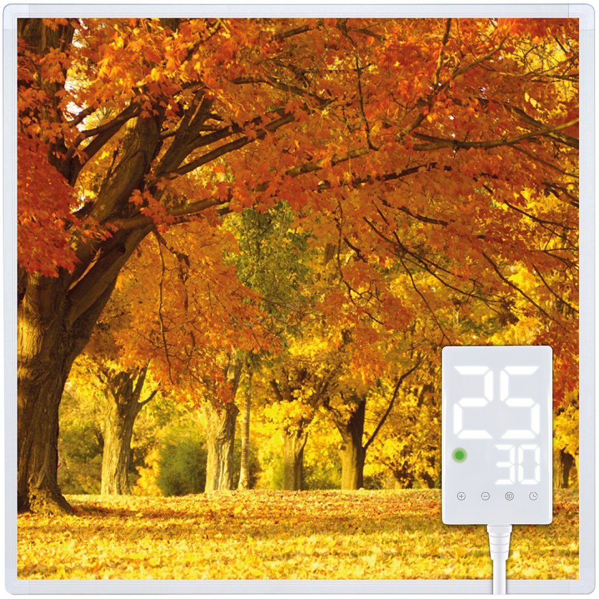 Heidenfeld Infrarotheizung HF-HP105 Herbst Elektroheizung mit Thermostat, 3 günstig online kaufen