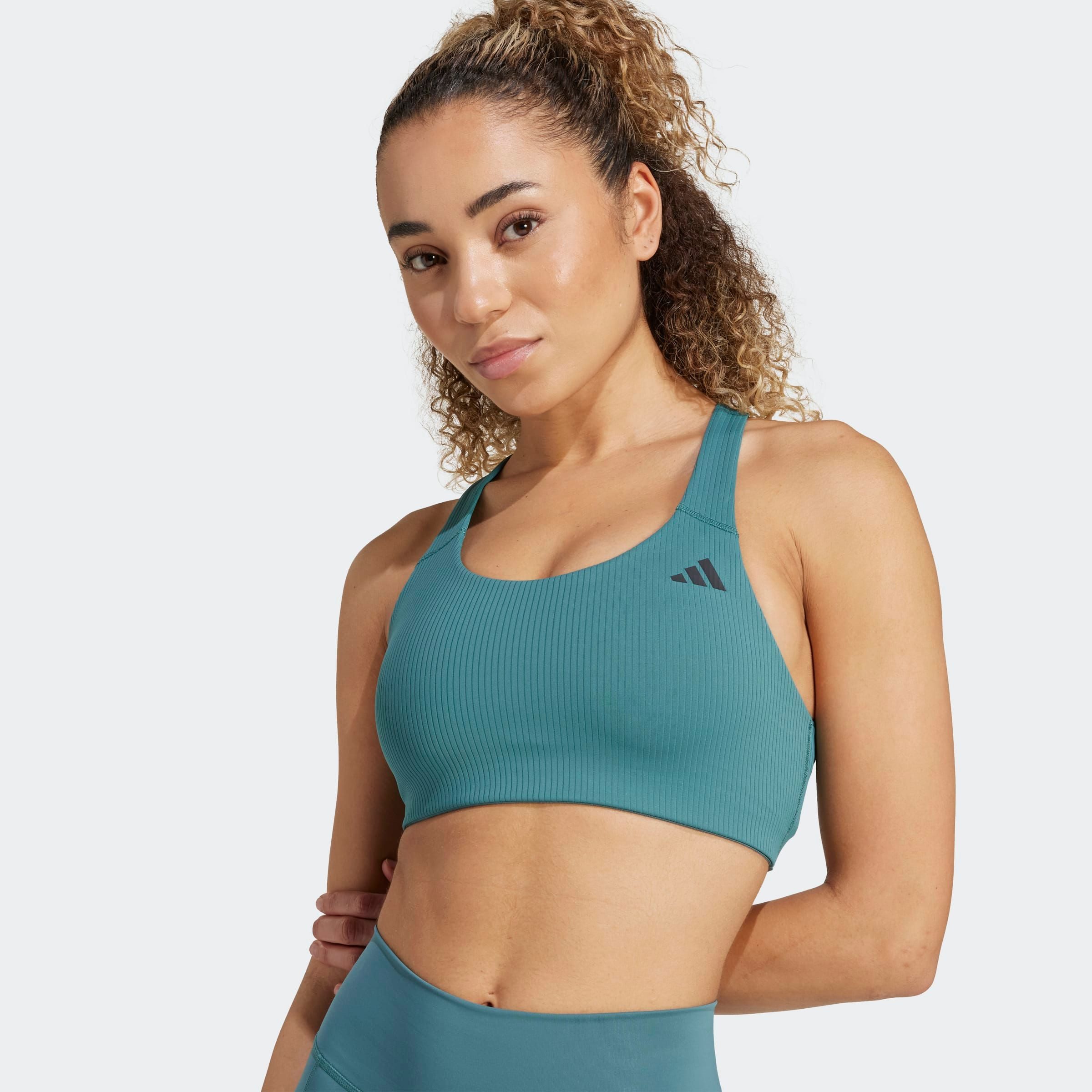 adidas Performance Sport-BH POWERIMPACT RIB MEDIUM SUPPORT TRAINING (1-tlg) günstig online kaufen