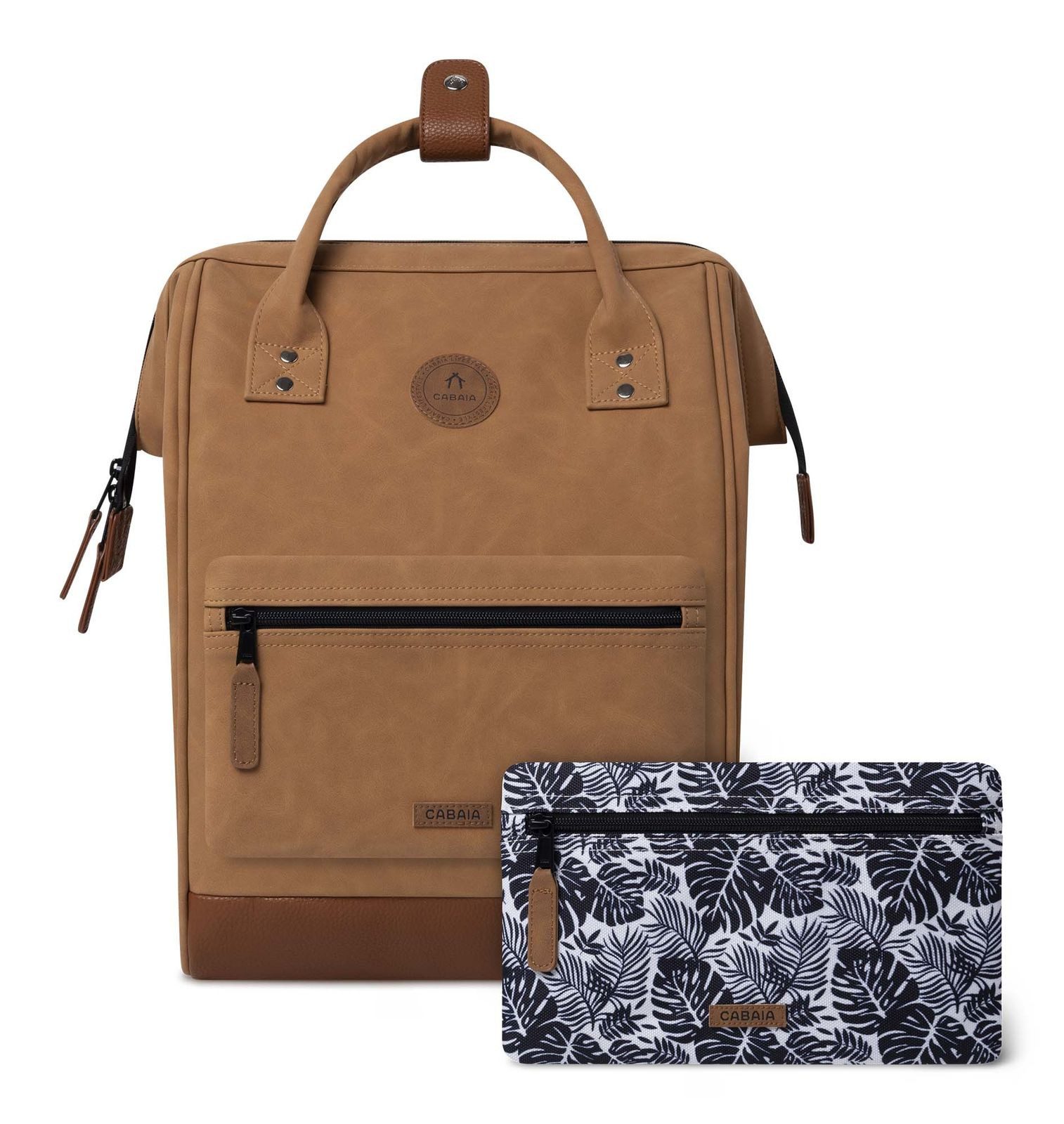 CABAIA Rucksack Vegan Nubuck Backpack (Set, 3-tlg) günstig online kaufen