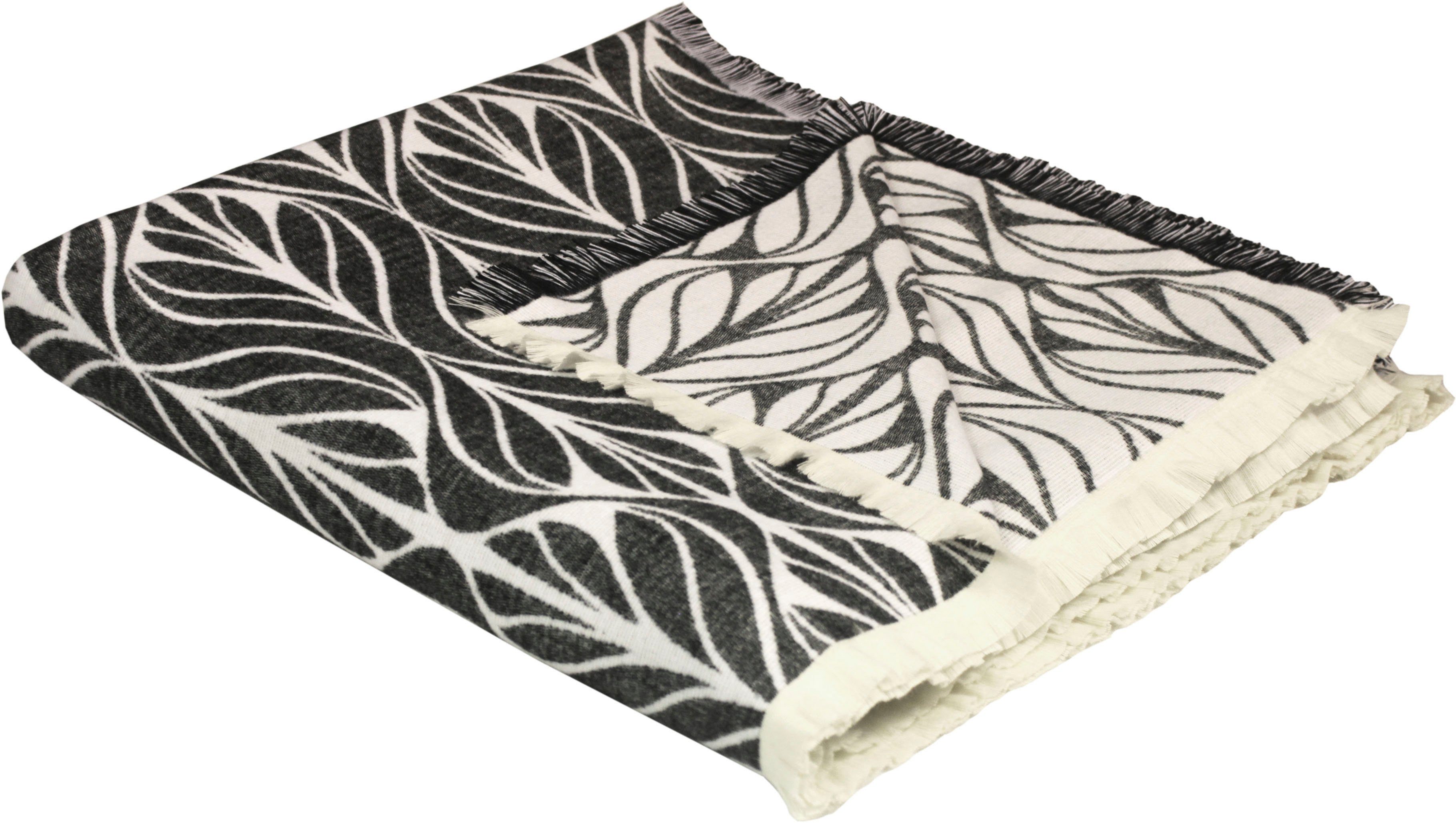 Wohndecke Wave, Adam, GOTS zertifiziert - aus Bio-Baumwolle, Kuscheldecke