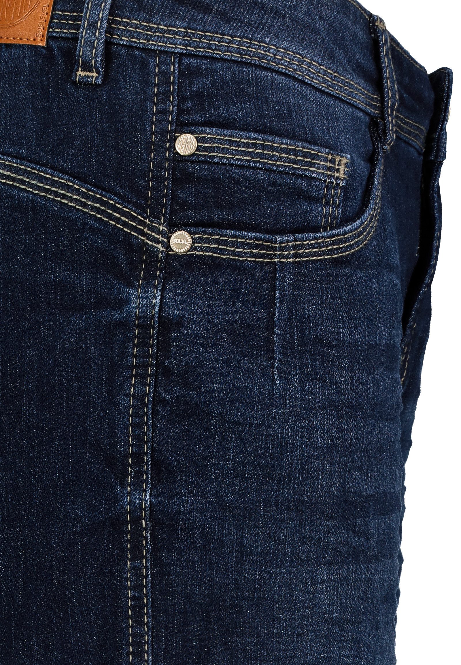 SUBLEVEL Bermudas Damen Jeans Shorts Bermuda Kurze Hose Shorts Short Denim Stretch Denim