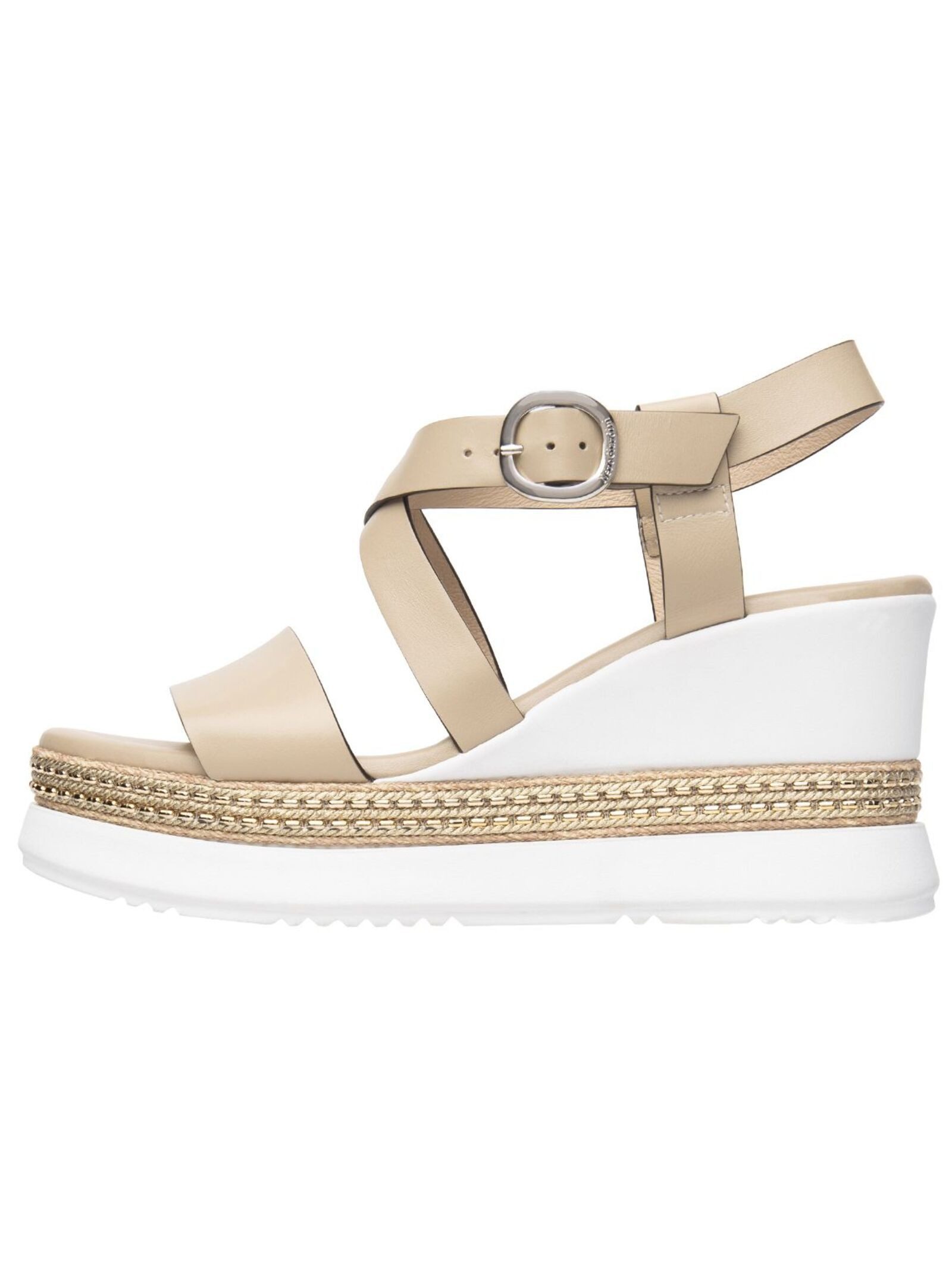 Nero Giardini Nero Giardini Sandalen Leder Keilsandalette günstig online kaufen
