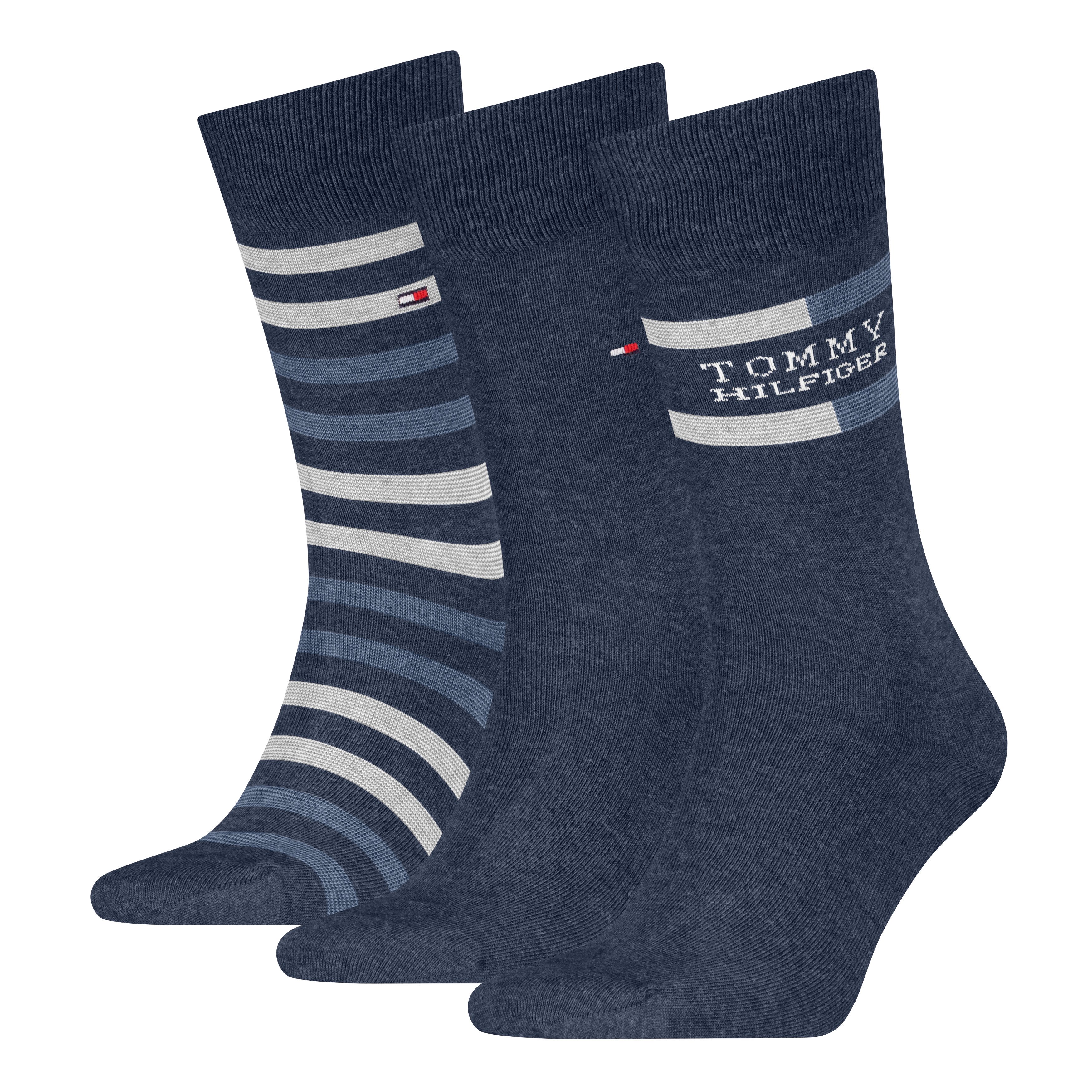 Tommy Hilfiger Socken TH MEN SOCK 3P GIFTBOX TOMMY STRIPE (3 Paar) günstig online kaufen