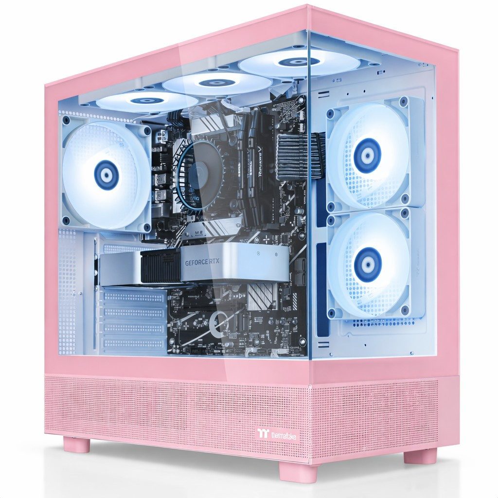 AurumPC R7 9800X3D mit RTX5070Ti 16GB und 32GB DDR5 RAM Pink Edition Gaming-PC (AMD Ryzen 7 9800X3D, GeForce RTX 5070Ti, 32 GB RAM, 1000 GB SSD, Luftkühlung, Windows 11, WLAN)