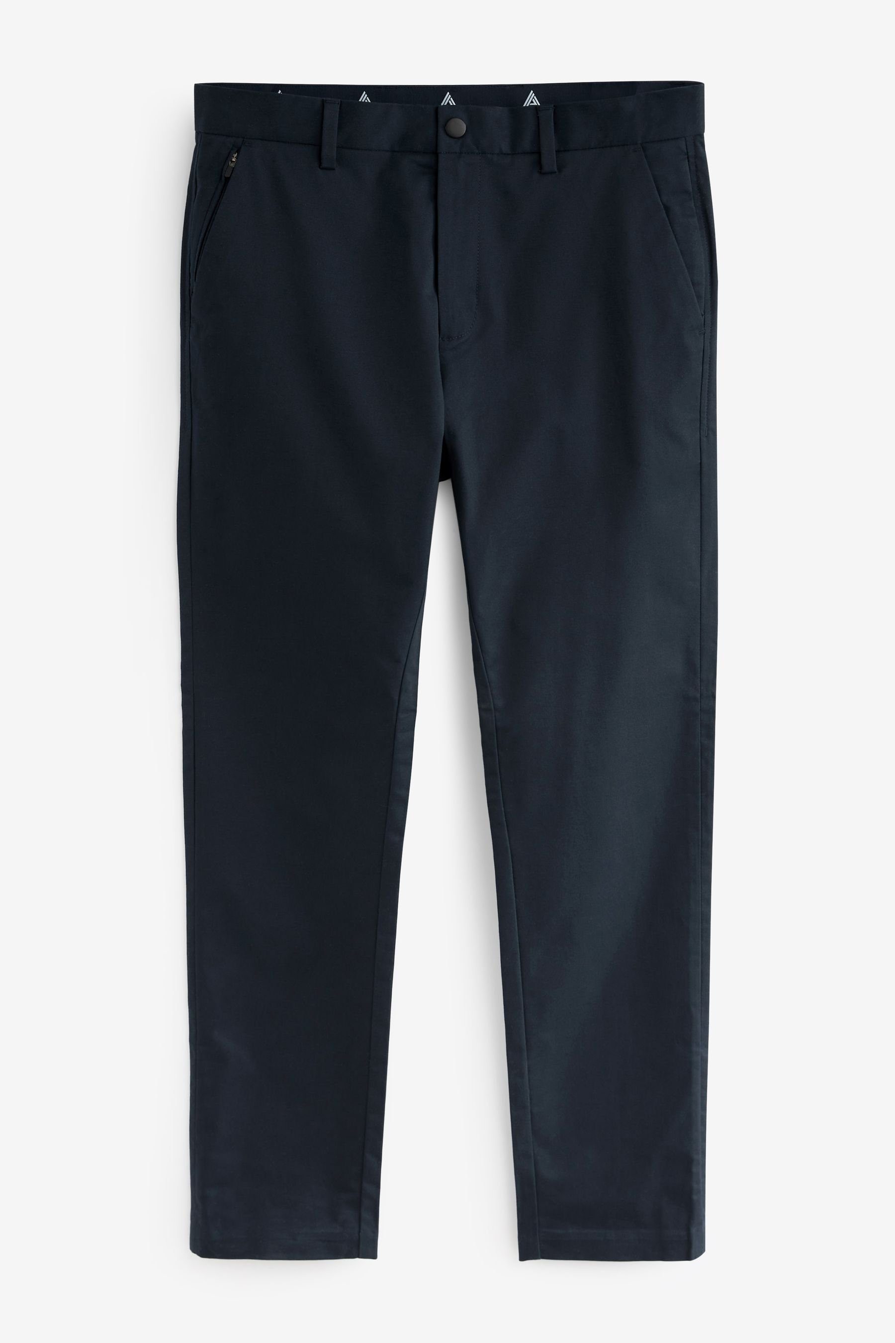 Next Chinohose Wasserabweisende Slim Fit Golf Stretch-Chinohose (1-tlg) Navy Blue