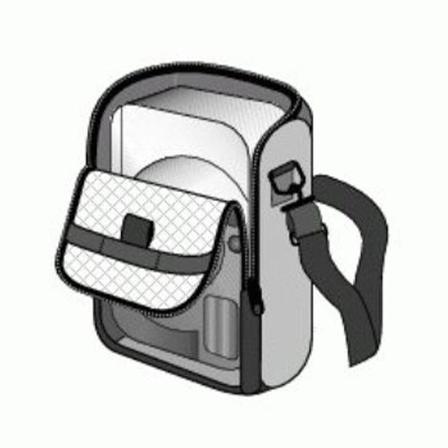 Hama Kameratasche Kamera-Tasche Sorento 40G Schwarz/Blau