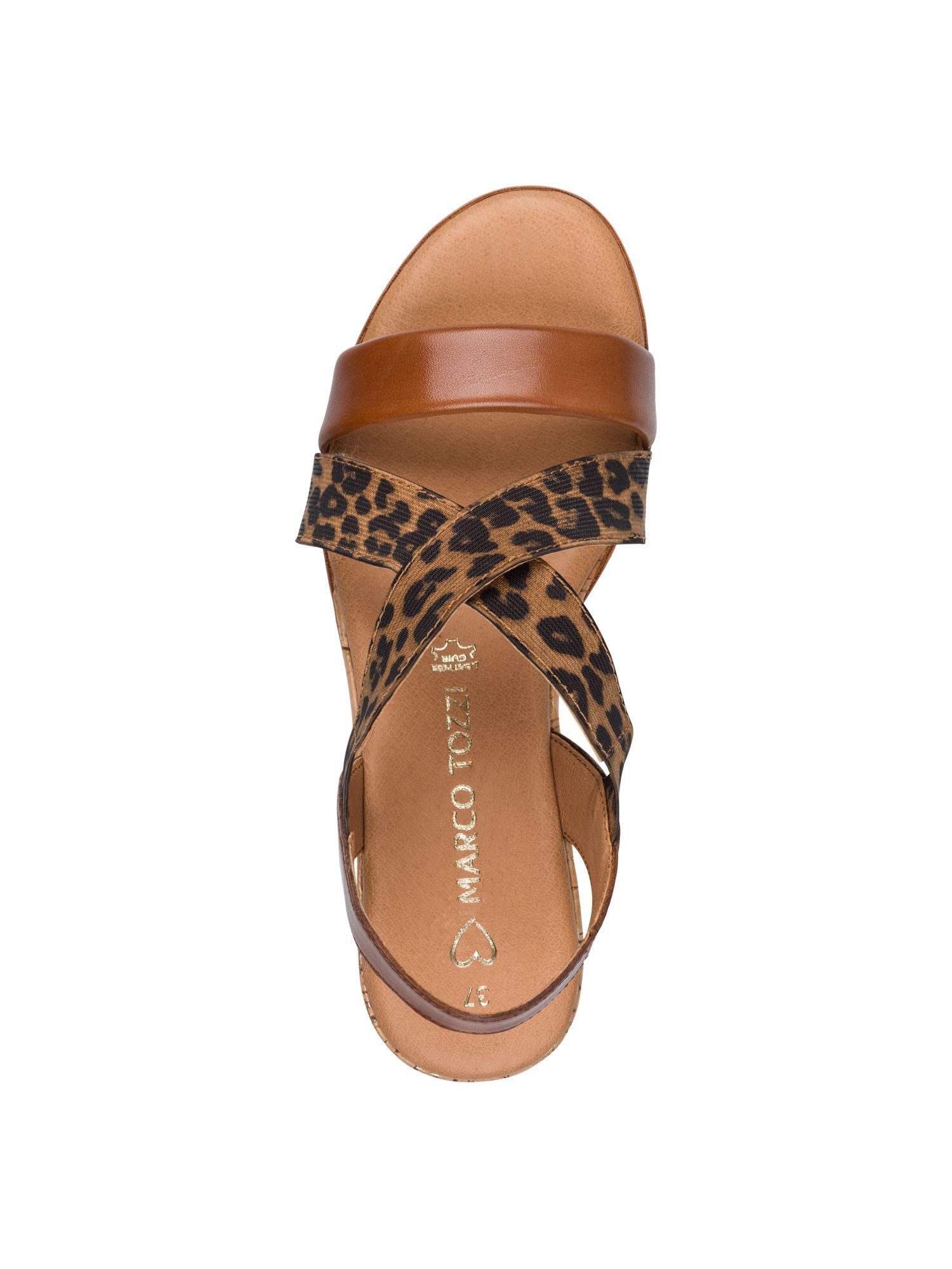 MARCO TOZZI FEEL aus Leder Keilabsatz 2-28721-42 Sandale FEEL