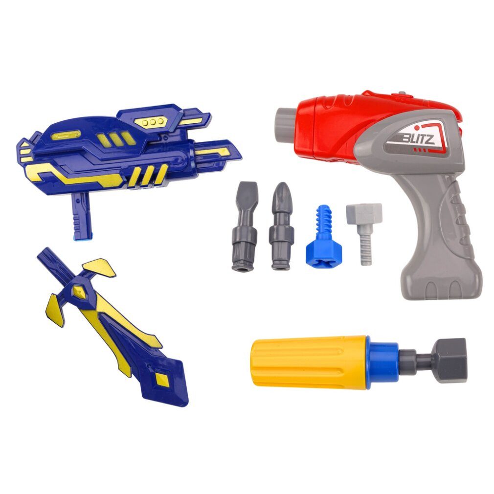 LEAN TOYS Spiel Robot Do Skr?cania Bro? Wiertarka ?rubokr?t ?wiat?a D?wi?k Zielony