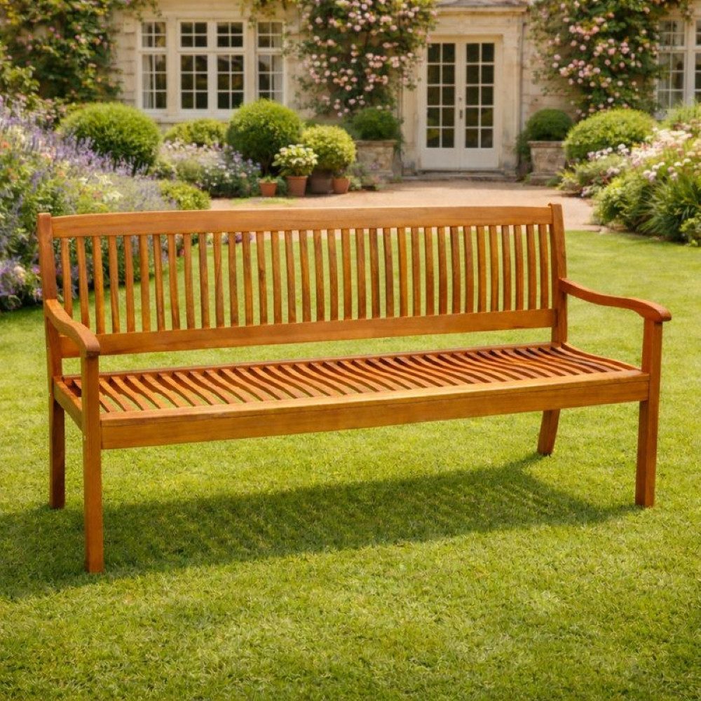 DEGAMO Gartenbank MARACANA, 3-sitzer 157cm, Holz Akazie geölt