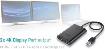 I-TEC USB 3.0/USB-C Dual Display P.Video Adapter, 27 cm