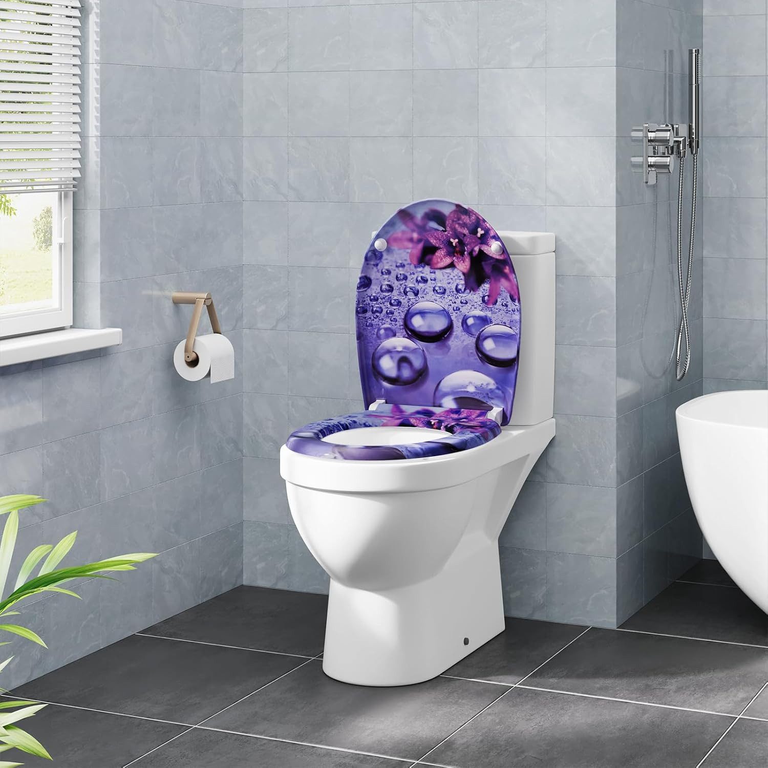 EUGAD WC-Sitz (1-St), Toilettendeckel mit Absenkautomatik günstig online kaufen