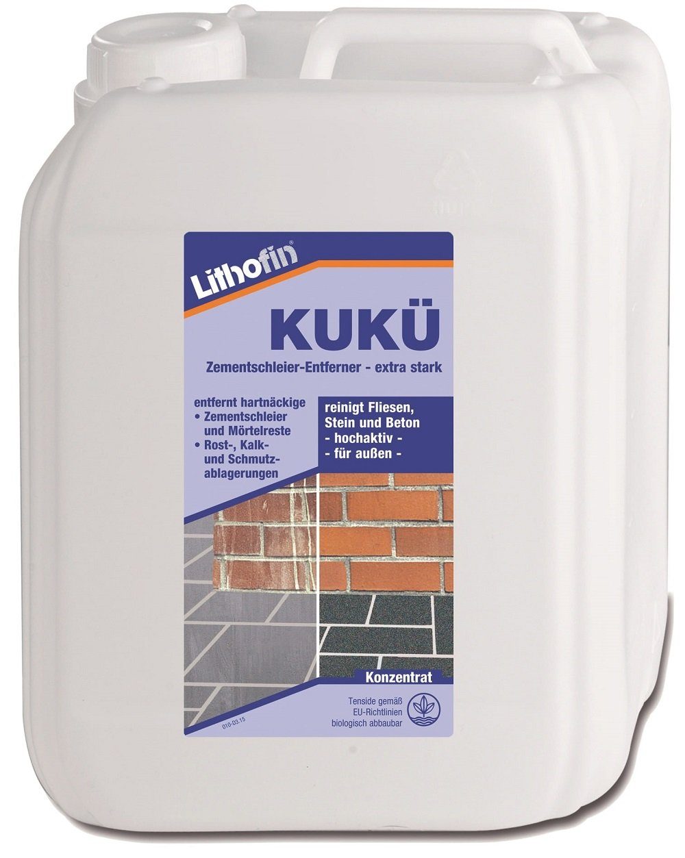 LITHOFIN Kukü Zementschleierentferner 5 Ltr Naturstein-Reiniger