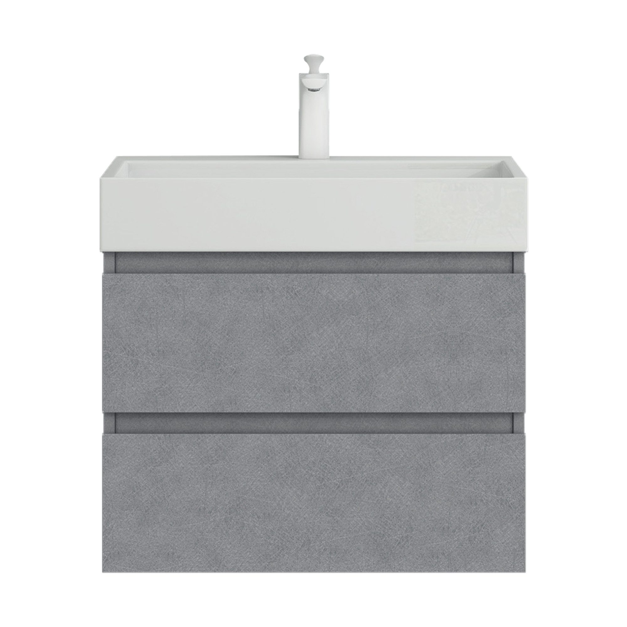 Mai & Mai Badmöbel-Set Waschbeckenunterschrank mit 2-Schubladen inkl. Waschbecken Verona