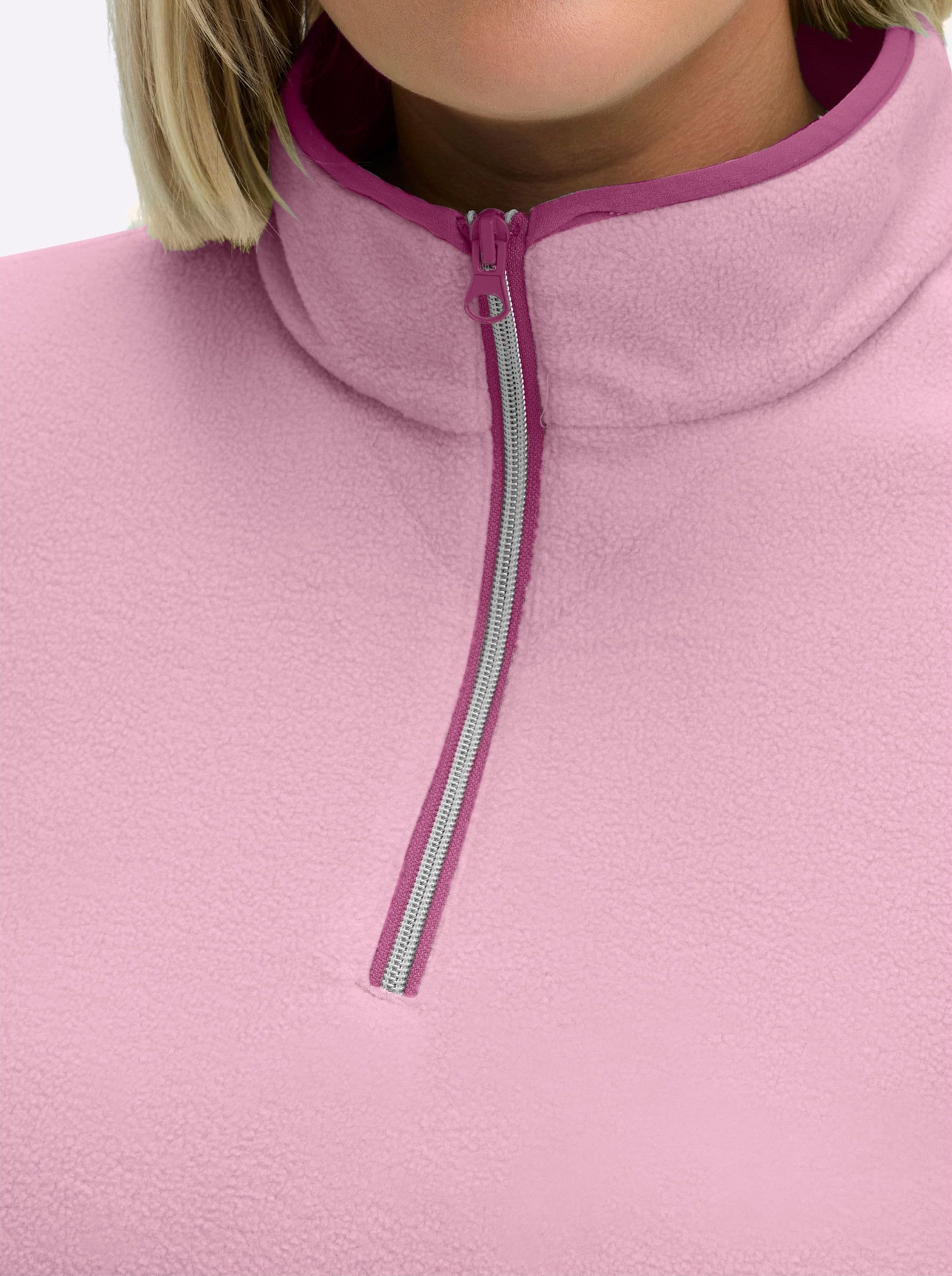 Sieh an! T-Shirt Fleece-Shirt Langarm