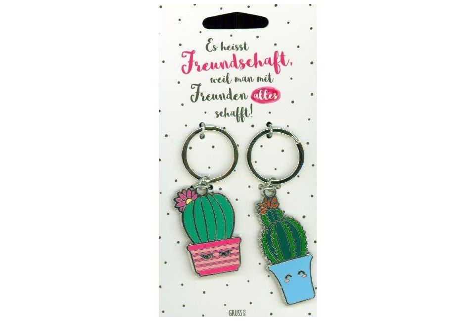 Sheepworld Schlüsselanhänger Schlüsselanhänger Set mit Kaktus "Freundschaft"