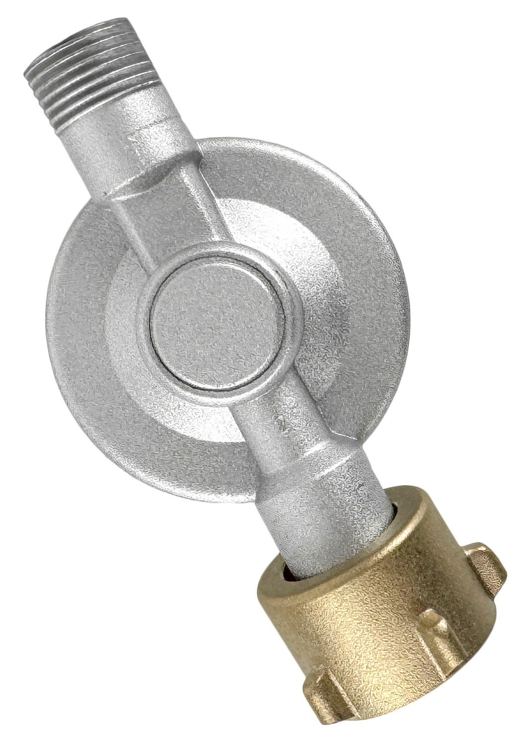 GARDINGER Gasdruckregler Propanregler 2,5 bar konstant 3/8" links für Lötgeräte Brenner, (1-St), Eingang: W 21,8; Ausgang: R 3/8" links, Kombianschluss