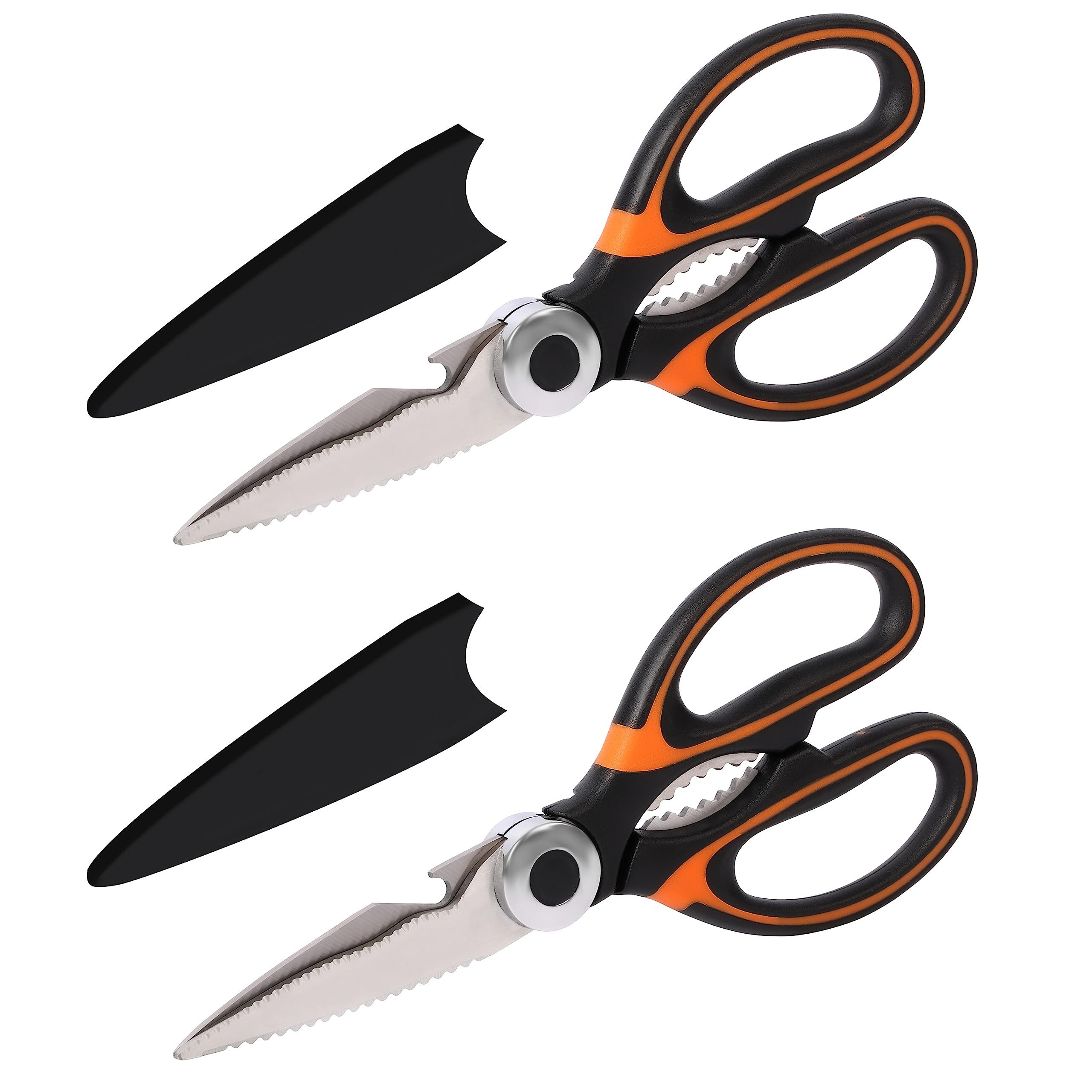 Geflügelschere Küchen-Scheren Set - 21 cm Haushaltsschere Edelstahl
