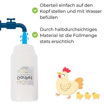 GarPet Wasserspender Geflügeltränke automatisch Stülptränke Hühner Küken Tränke