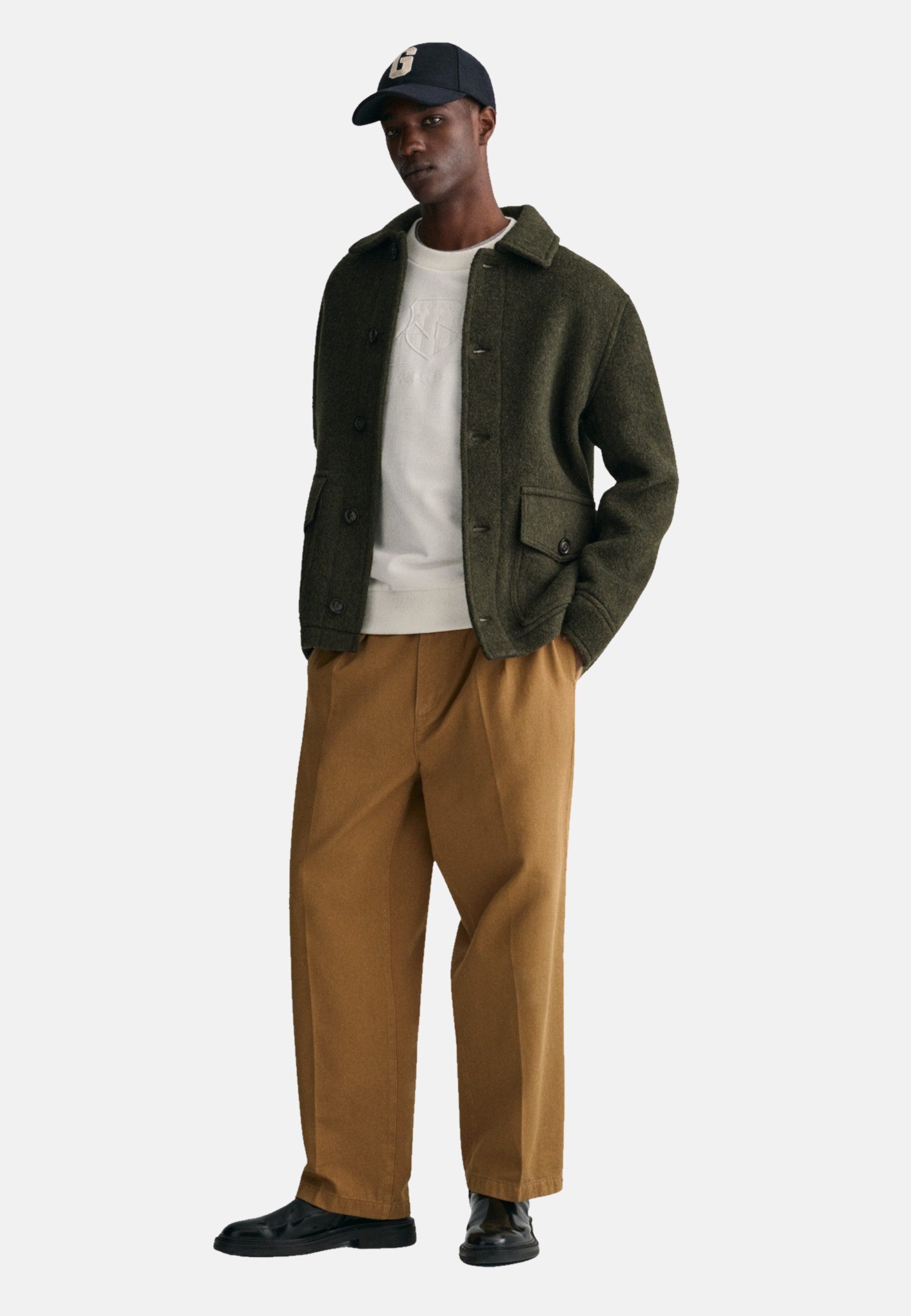Gant Sweatshirt Pullover Sweatshirt Tonal Shield (1-tlg)