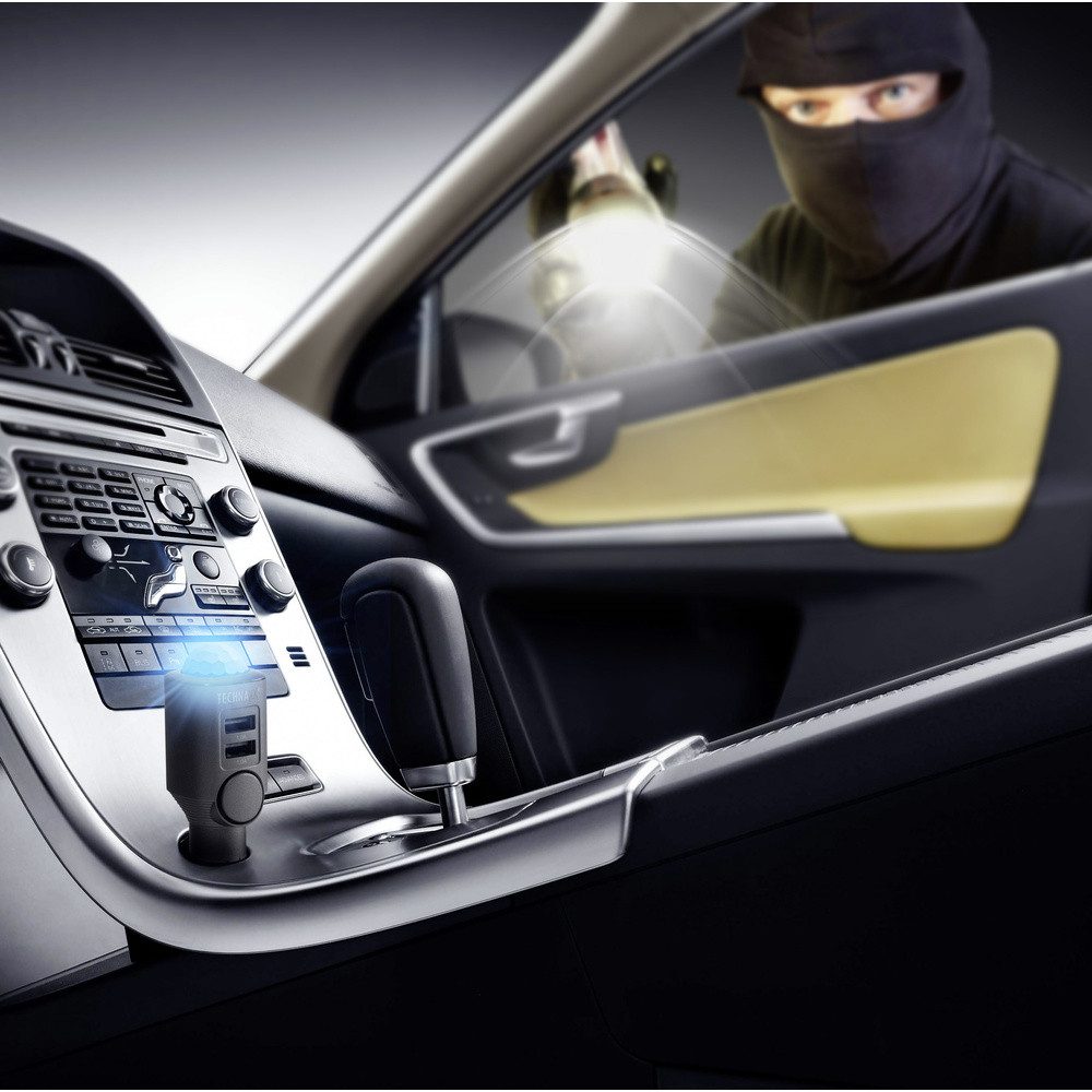 Technaxx Technaxx TX-100 Auto Alarmanlage Fernbedienung, Innenraumüberwachung Alarmanlage