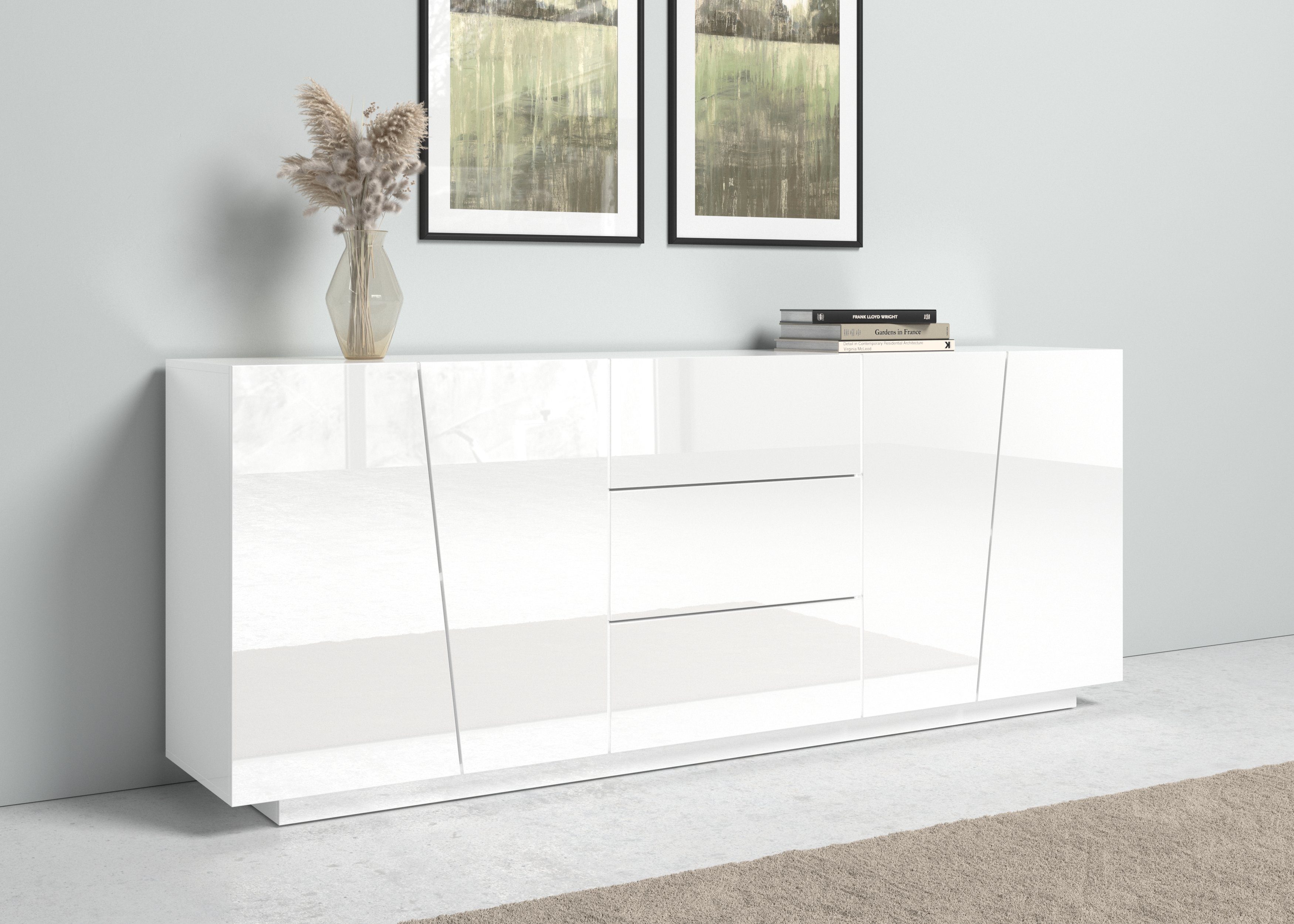 Home affaire Sideboard Vega, Breite 220 cm